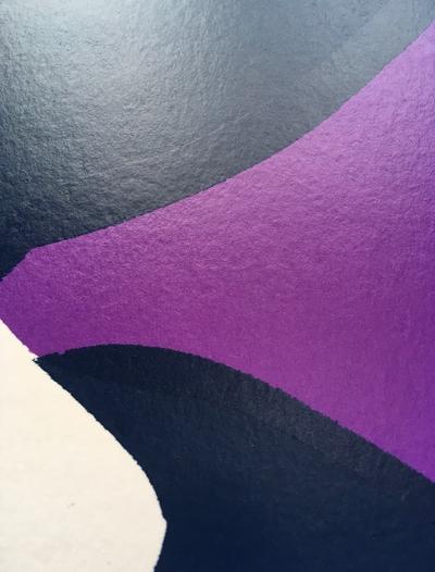 Pure Evil (English 1968) Purple ‘Jackie Kennedy In Tears’, Screenprint, Signed Numbered Limited Ed
