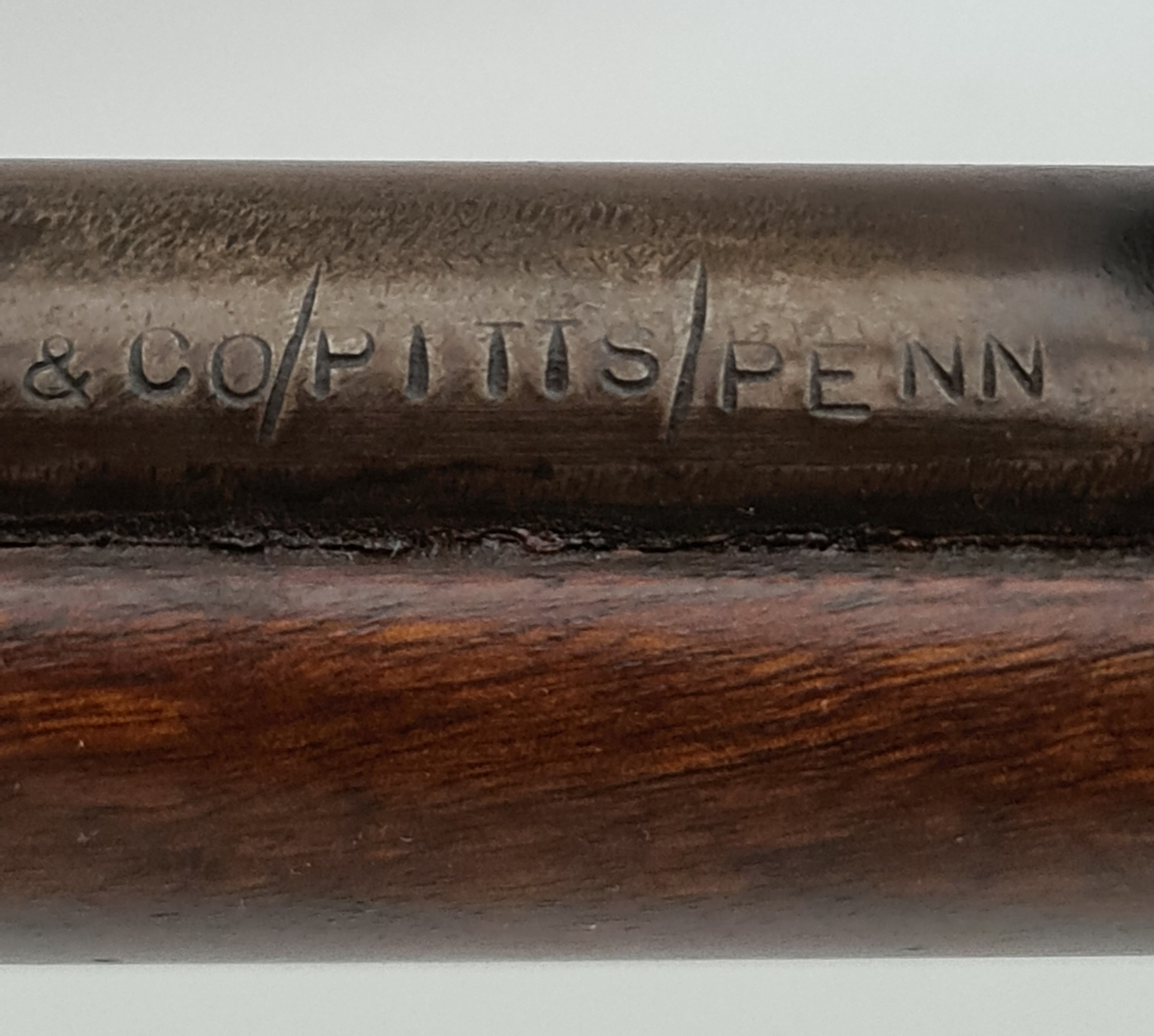 Antique Percussion Musket Whitmore Wolfe Duff & Co