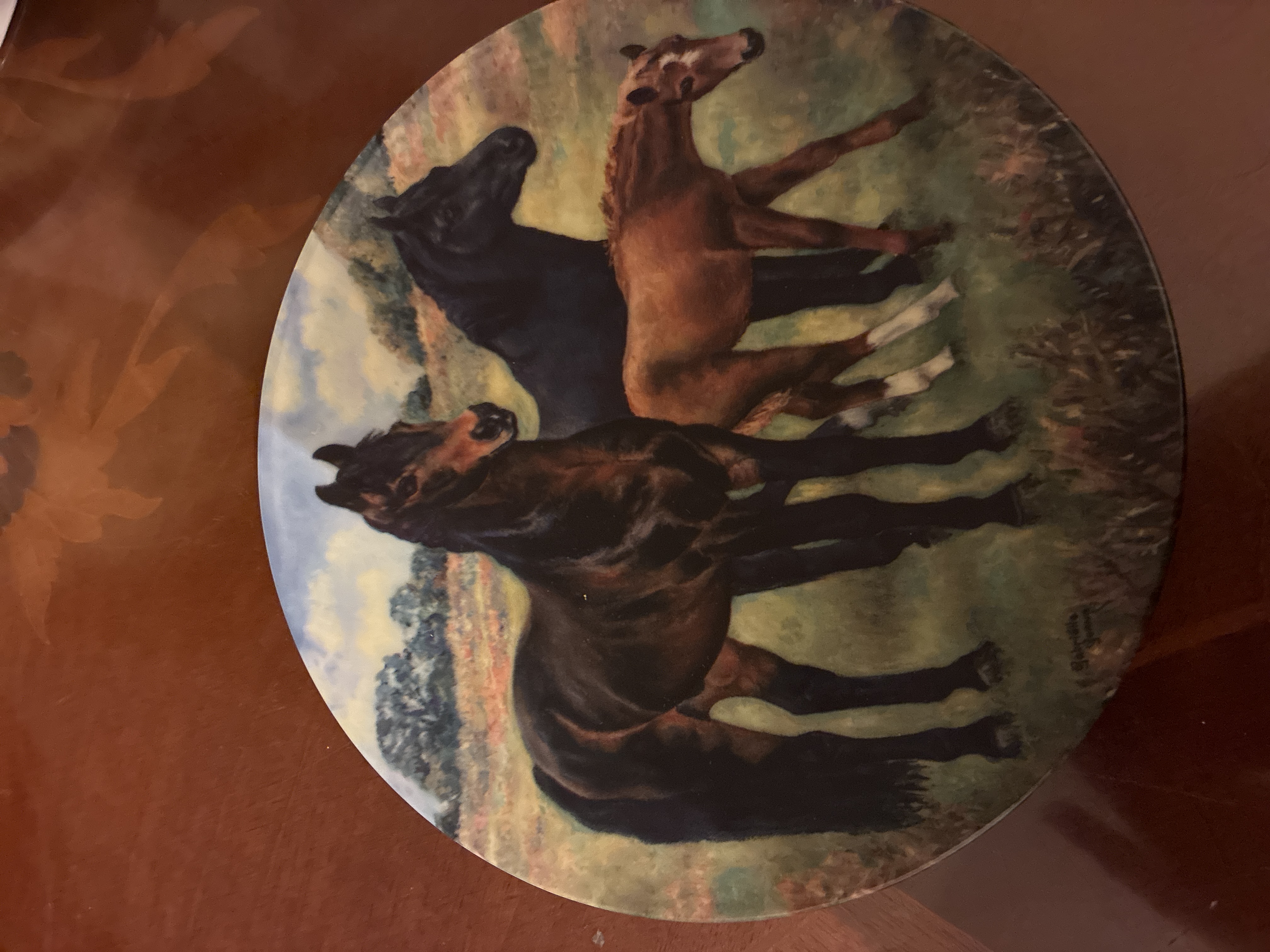 Collectors Plate “New Forest Ponies” Bradford Exchange