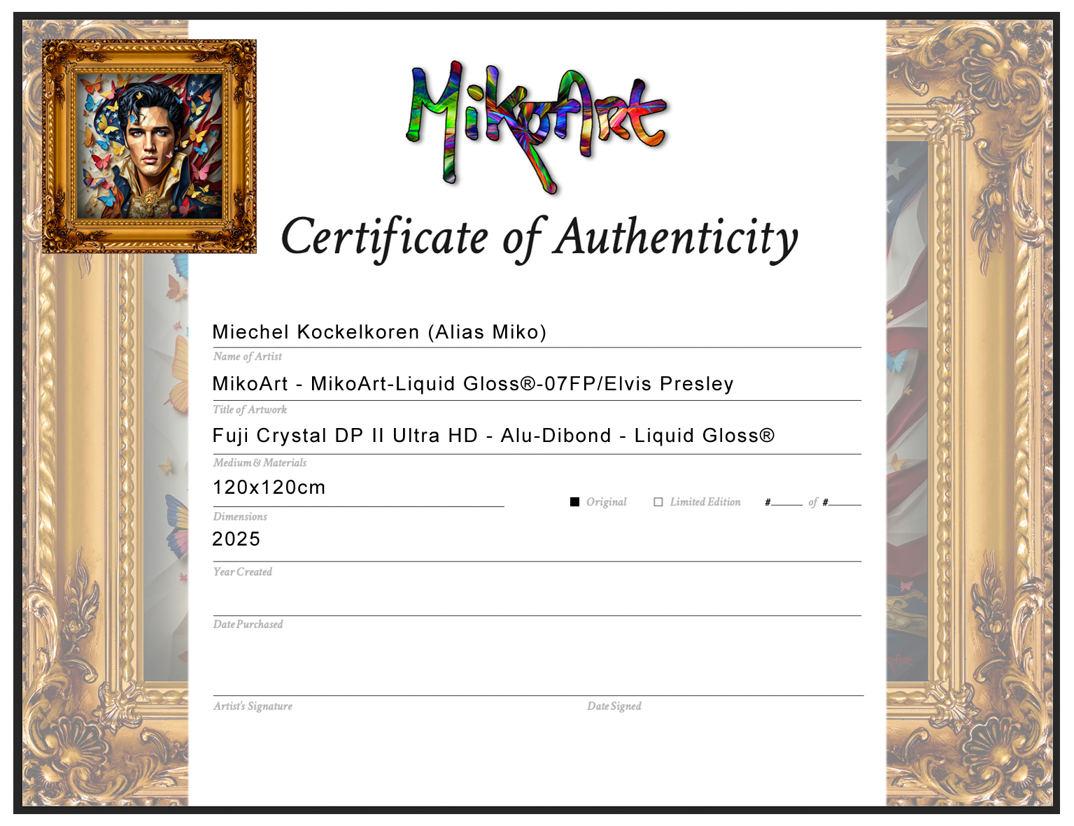 MikoArt - Epoxy Liquid Gloss - 07FP/Elvis Presley