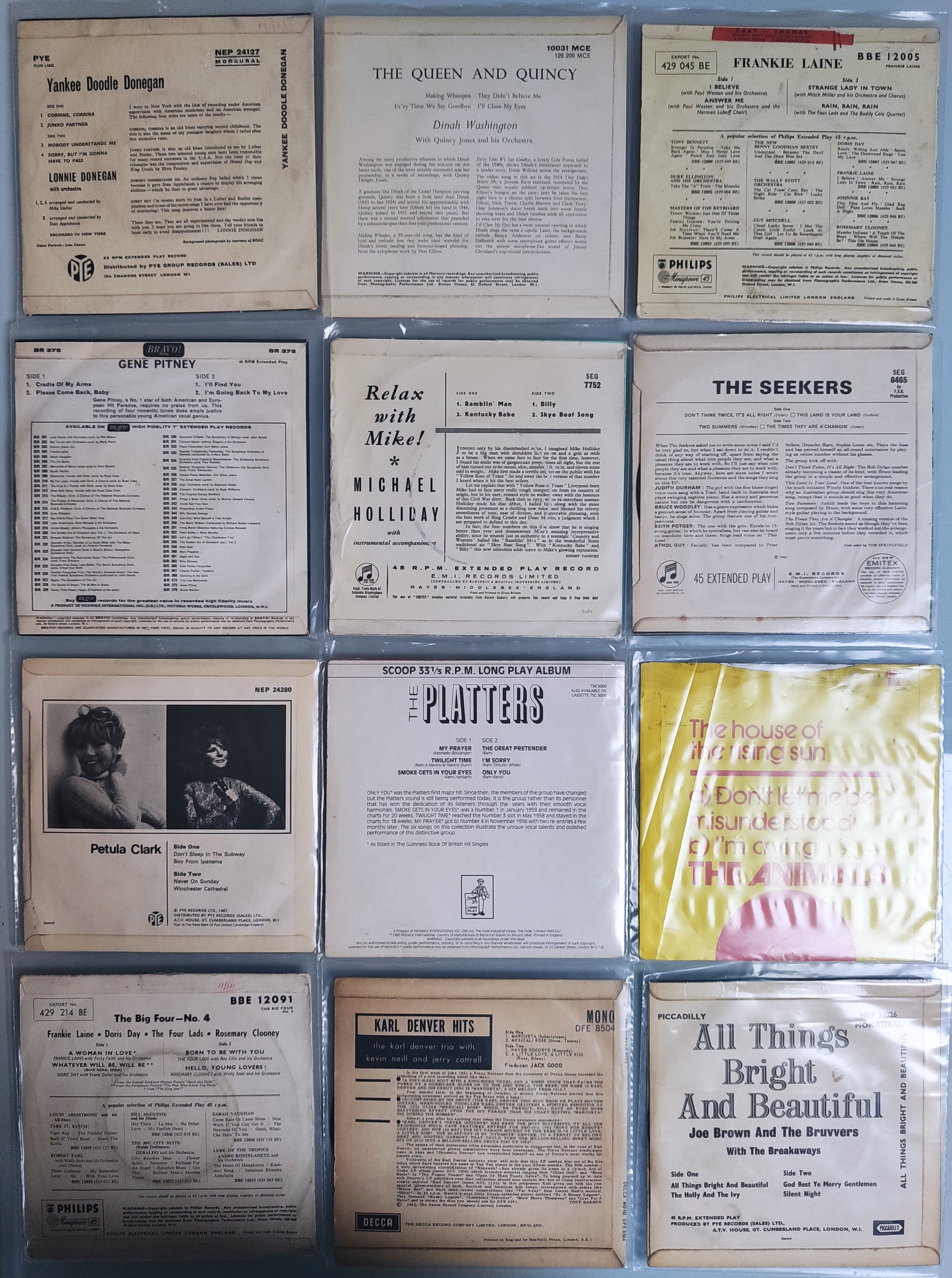 A Rare Collection of 30 x 7" EPs From 60s 70s.