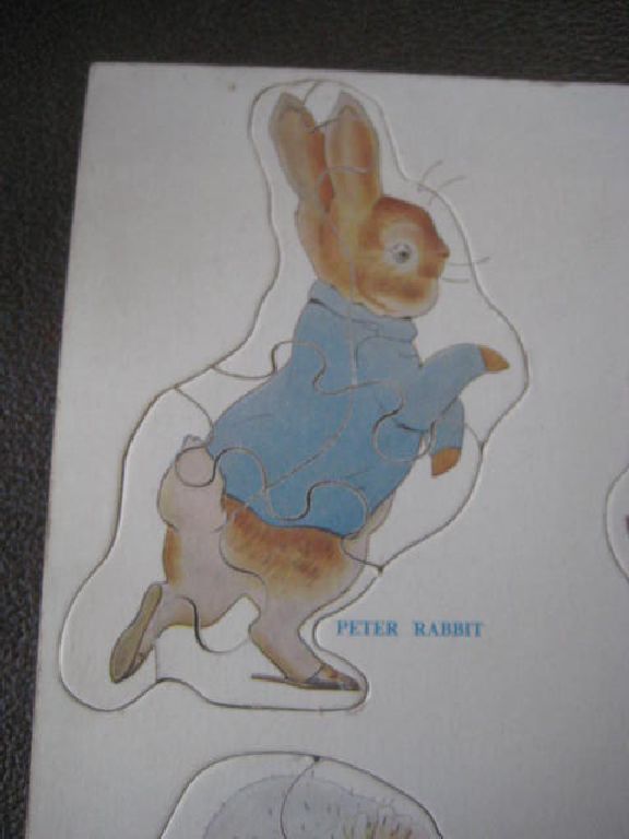 Vintage Peter Rabbit Children's Wooden Jigsaw