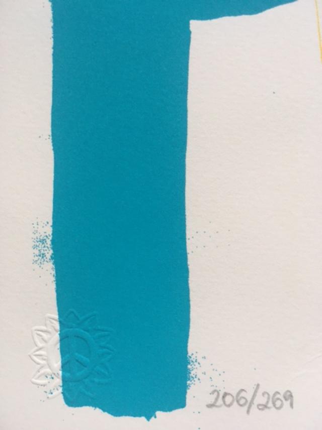 Paul Insect (B 1971) ‘Peace’ For Ukraine, Screeprint, Editioned, Signed, 2022