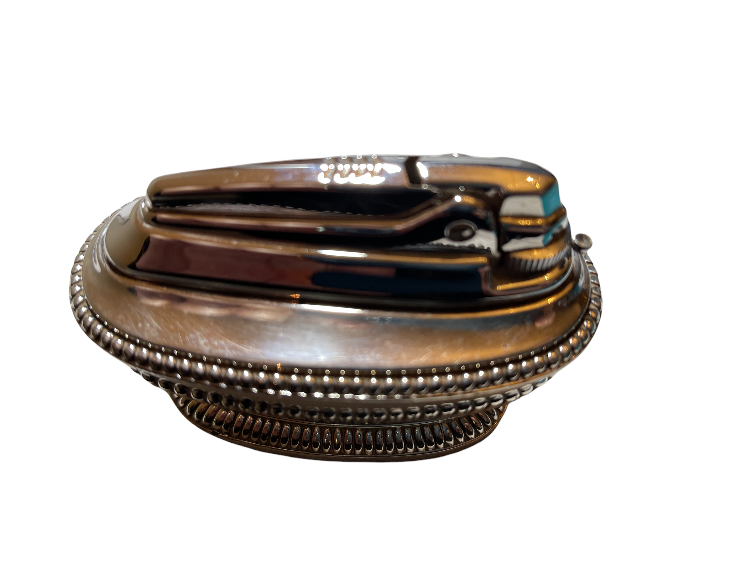 Very Collectable Ronson table lighter. silver plated