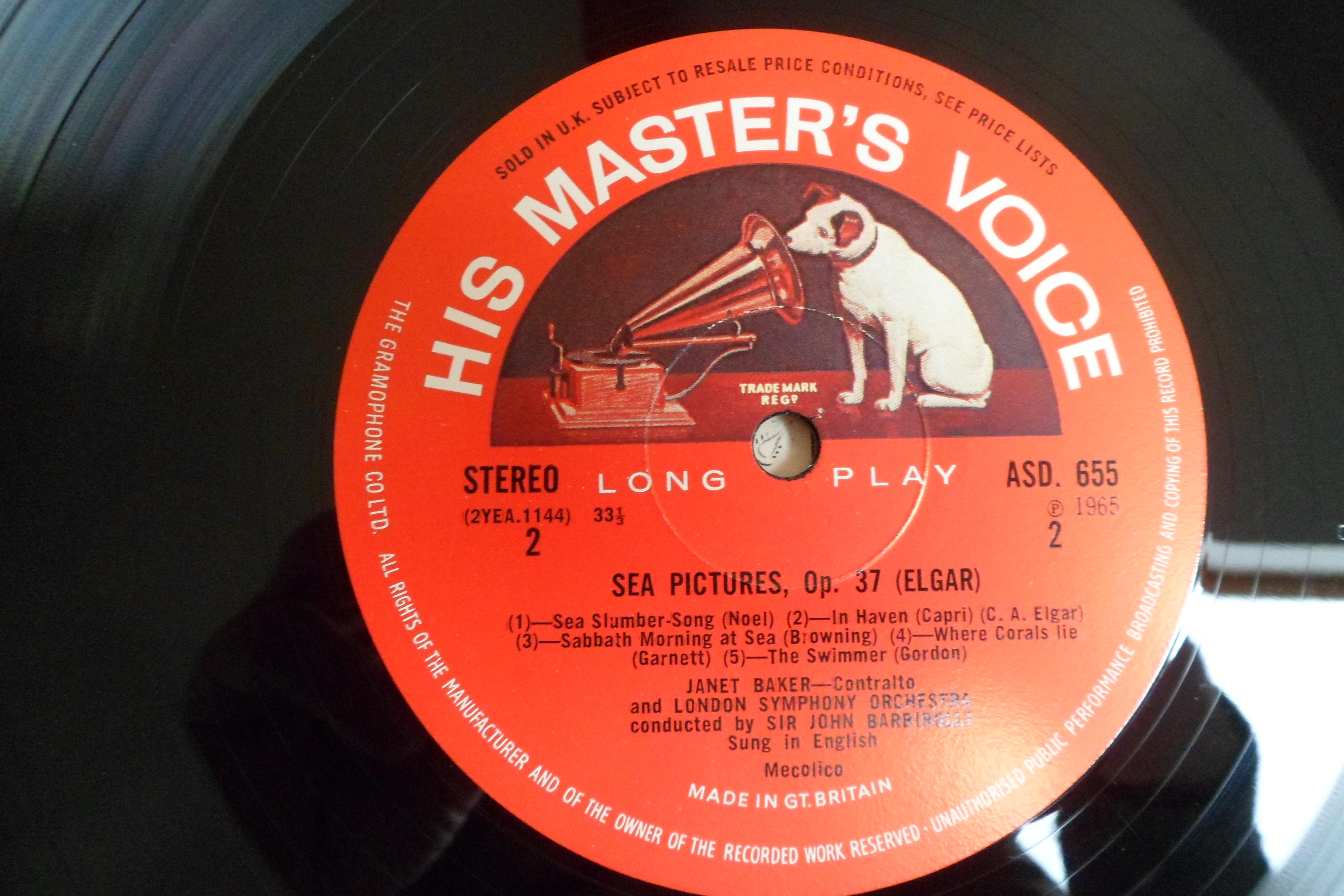 Extremely sought after Elgar*, Jacqueline Du Pr_, Sir John Barbirolli, London Symphony