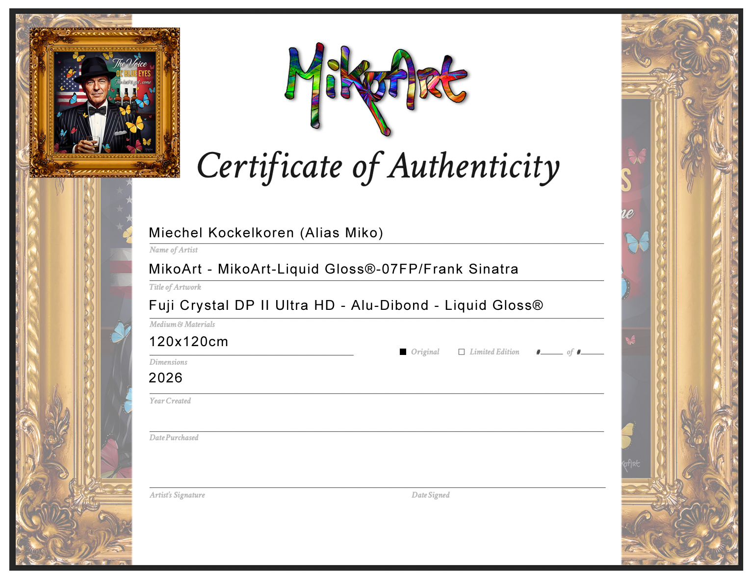 MikoArt - Epoxy Liquid Gloss - 07FP/Frank Sinatra