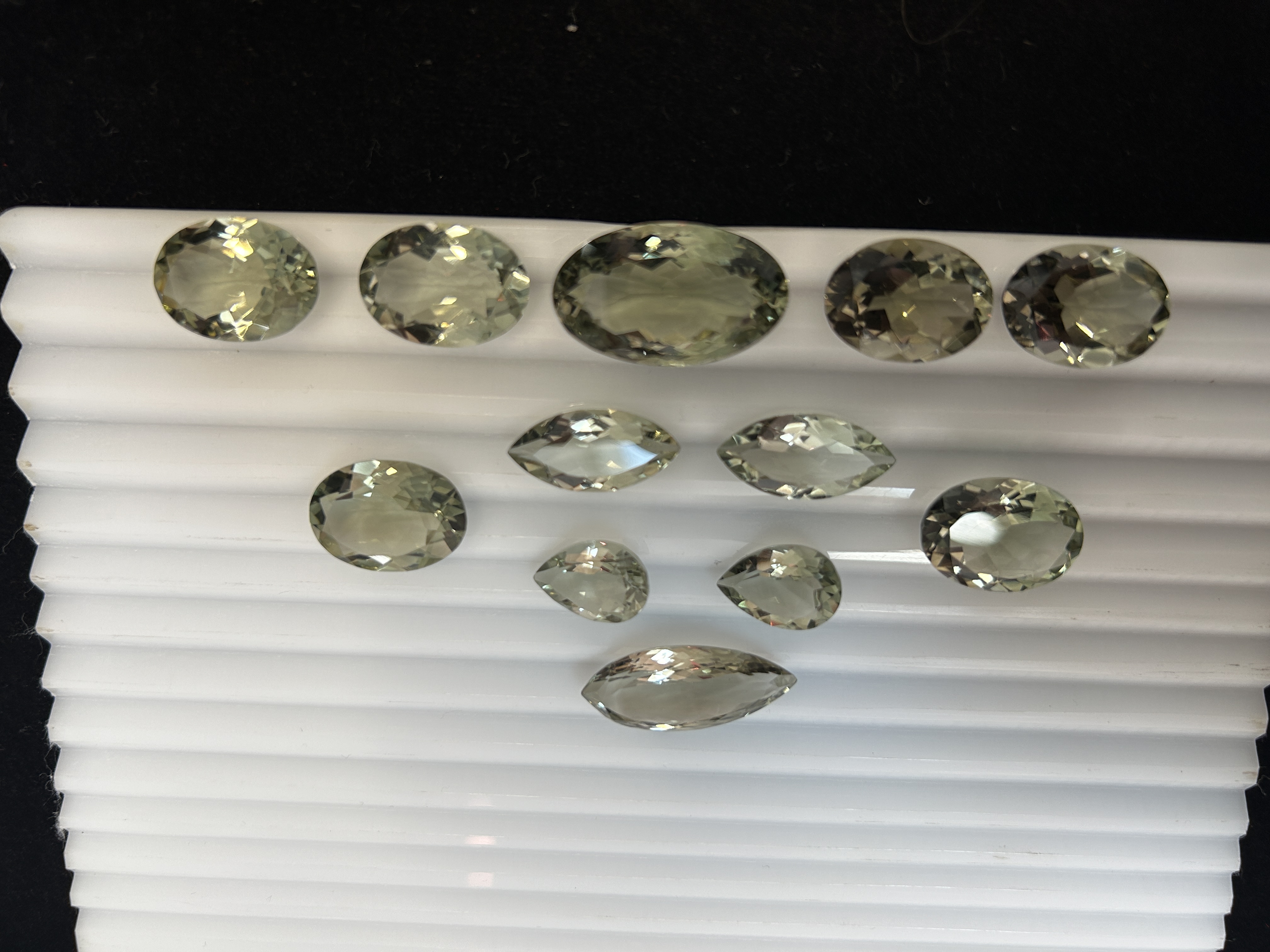 121.15ct Green Natural Amethyst