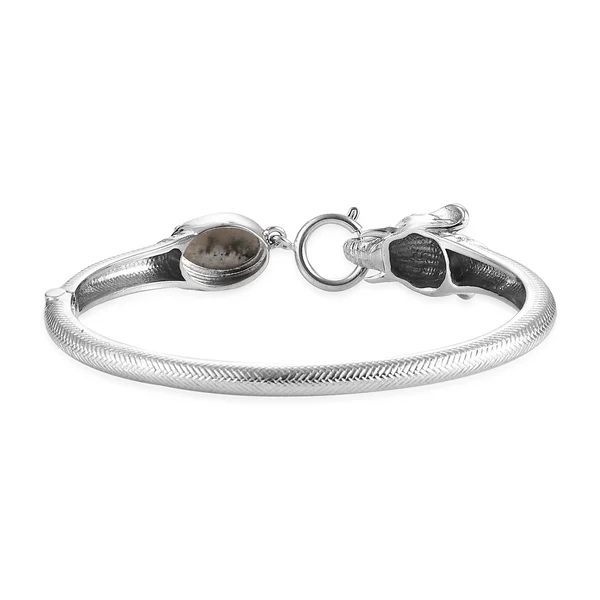 NEW!! Fire Labradorite Floral Ring & Fire Labradorite Bangle