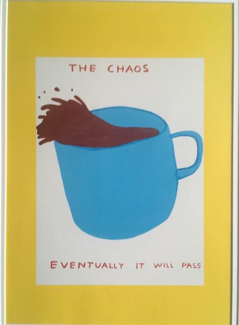 David Shrigley OBE (b 1968) ‘The Chaos & 3 Others’, Shrig Mini Series Offset Lithograph, Framed, Edi