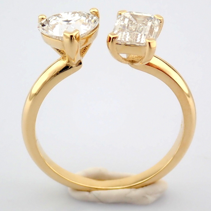 Heart Cut Lab-Grown Diamond Ring - 2.09 Total Carat (IGI Certified)