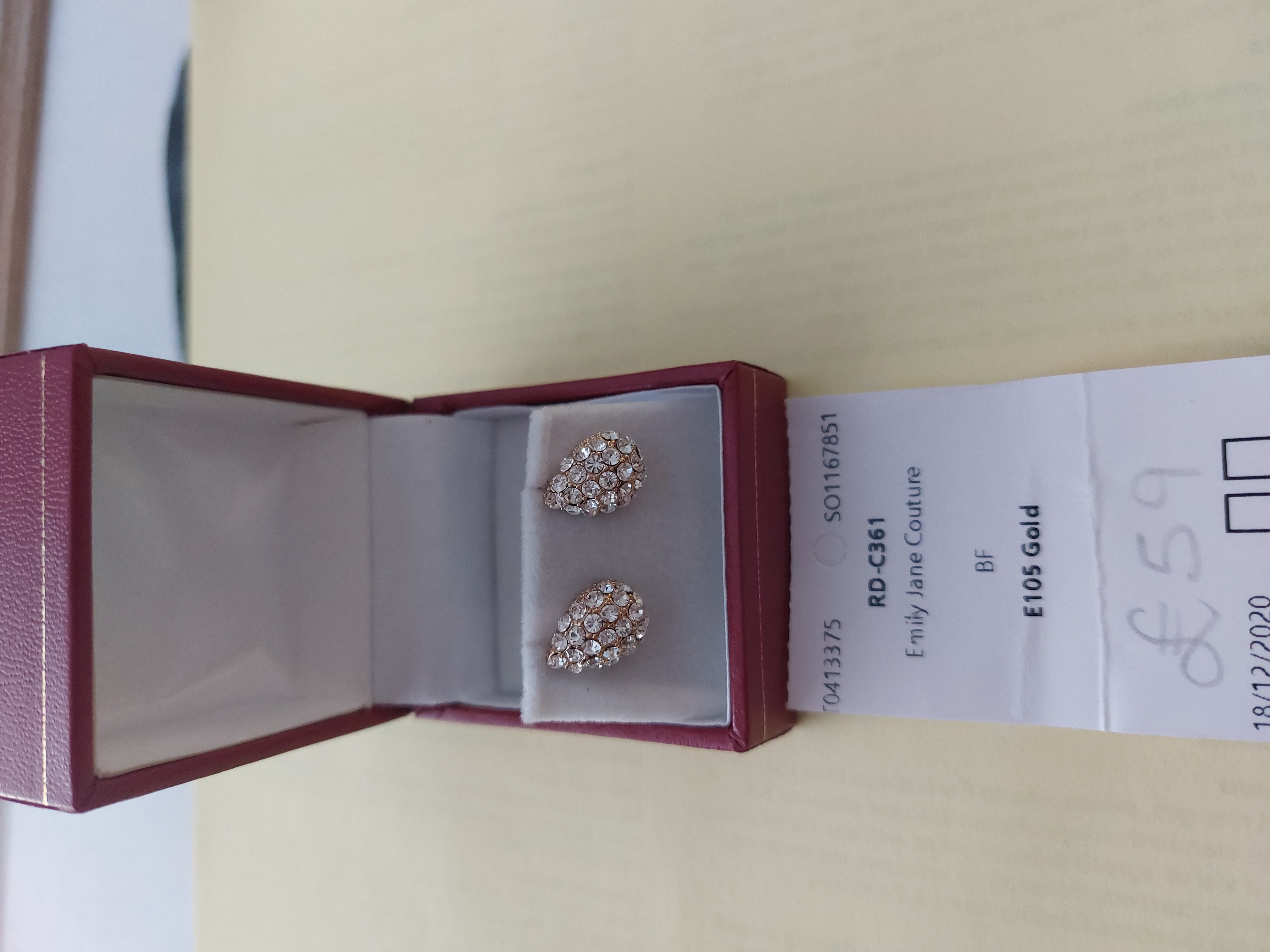 Beautiful Tear Drop Crystal Earrings