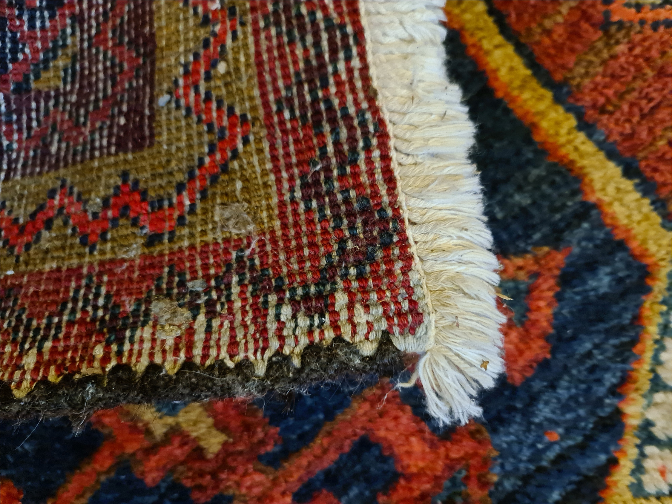 Vintage High Quality Hand Knotted Persian Style Rug