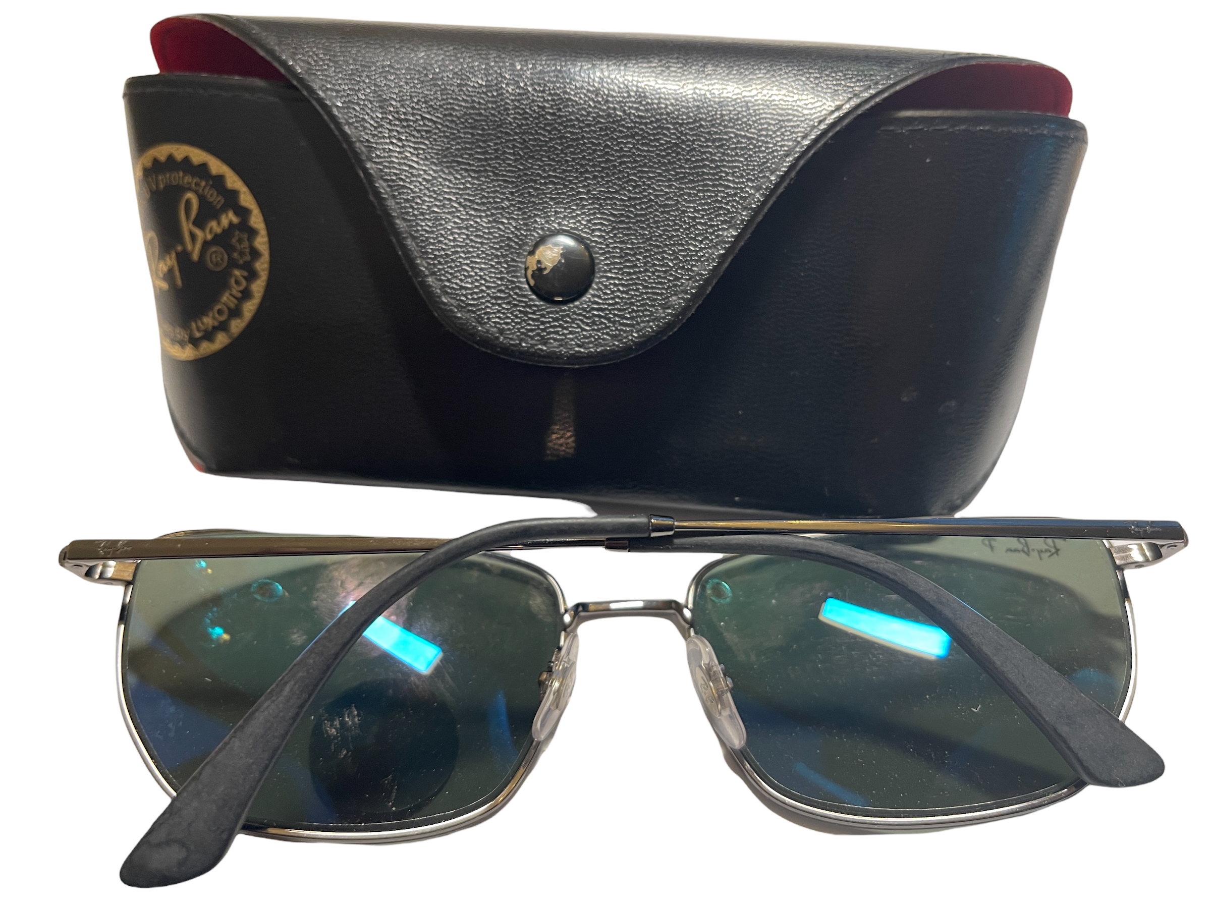 Ex-demo from our private jet charter. Ray-Ban Sunglasses RB3653 In Original Case