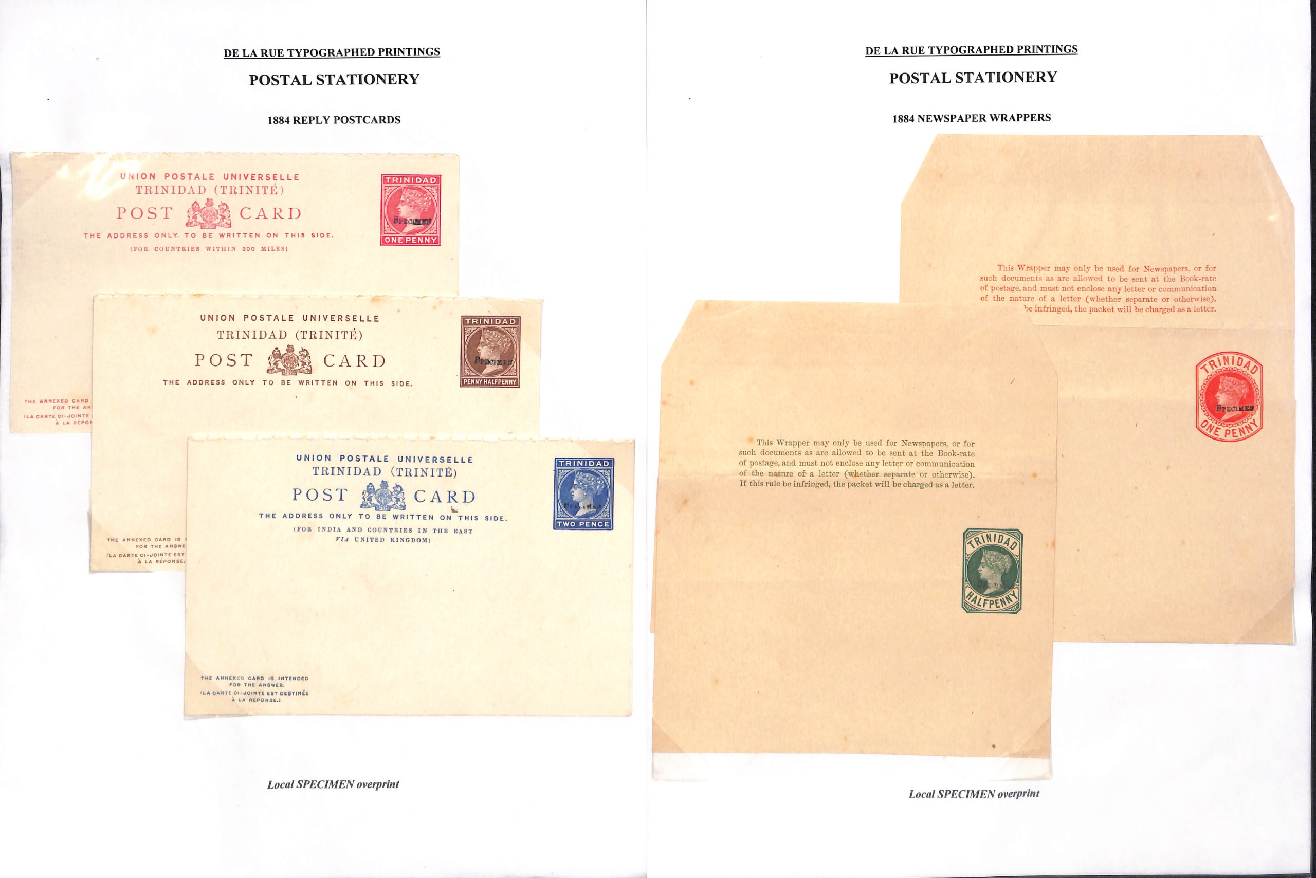 Trinidad - Postal Stationery 1883-84