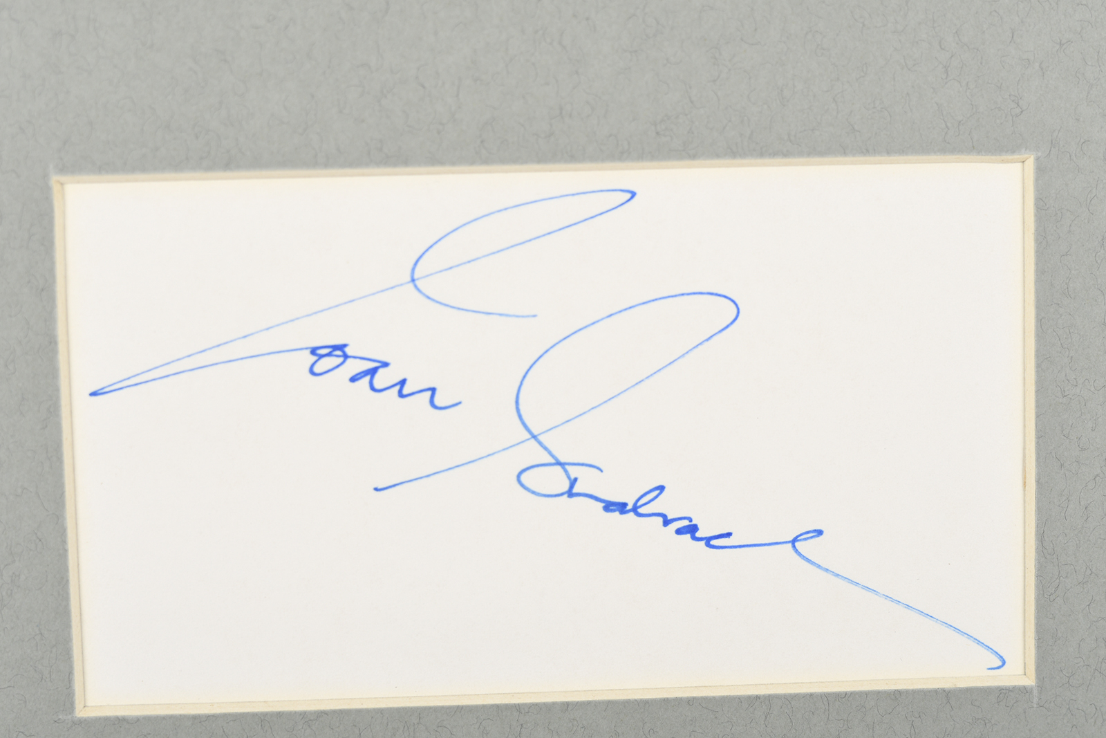 JOAN ARMATRADING Original signature