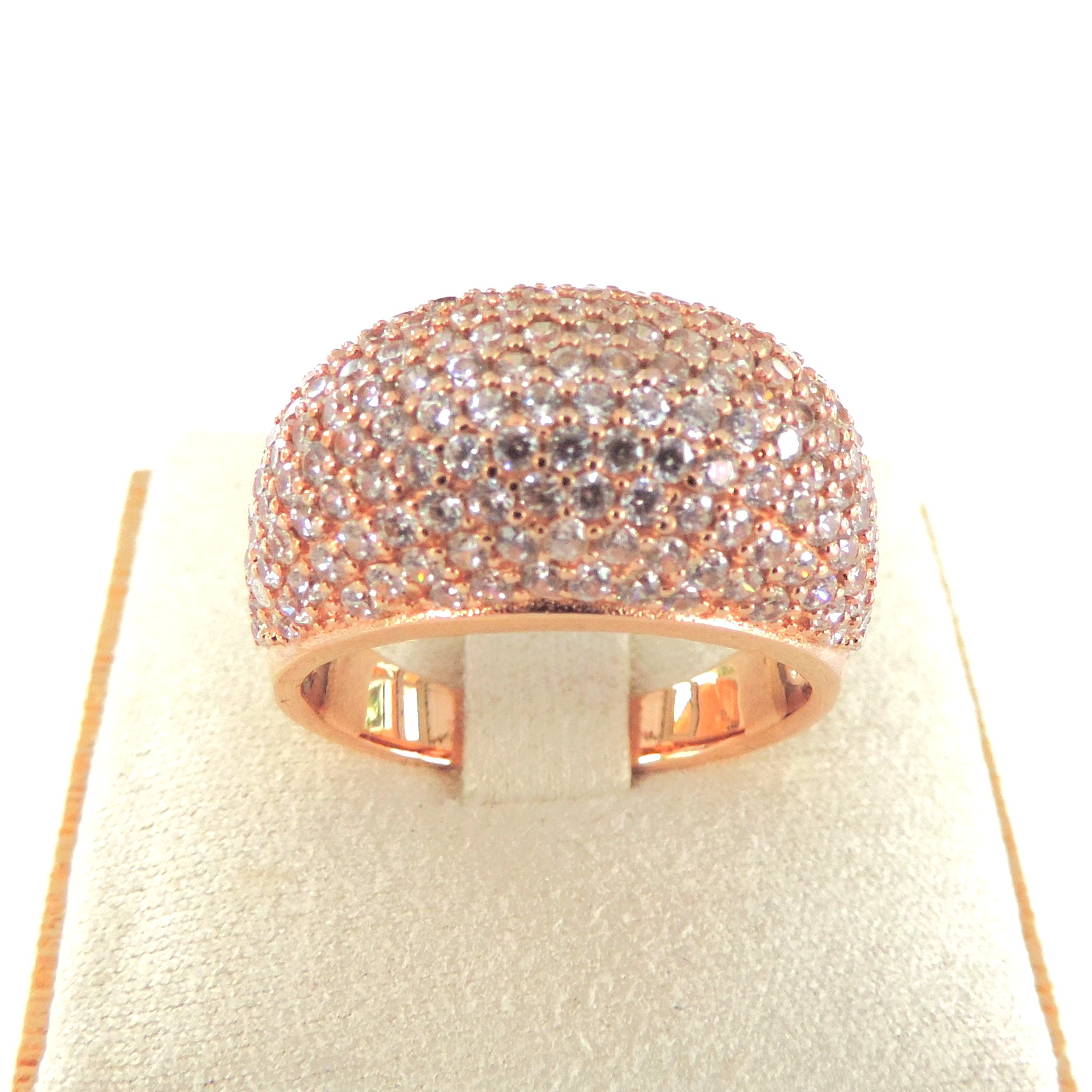 18k Gold 925 Silver Gemstone Ring 'NEW'