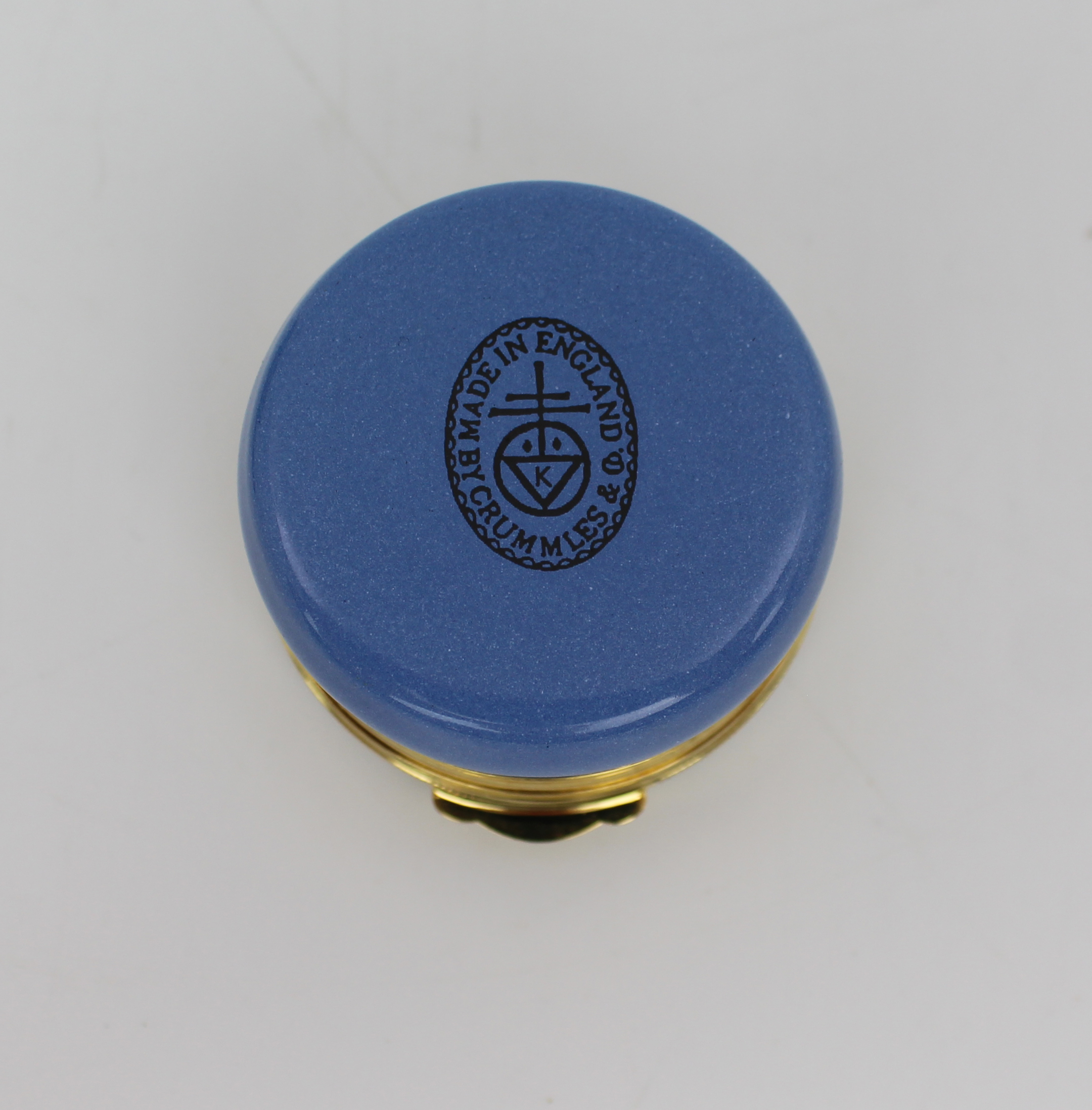 Fine Crummles Hand-Painted Enamel Box with Original Presentation Case