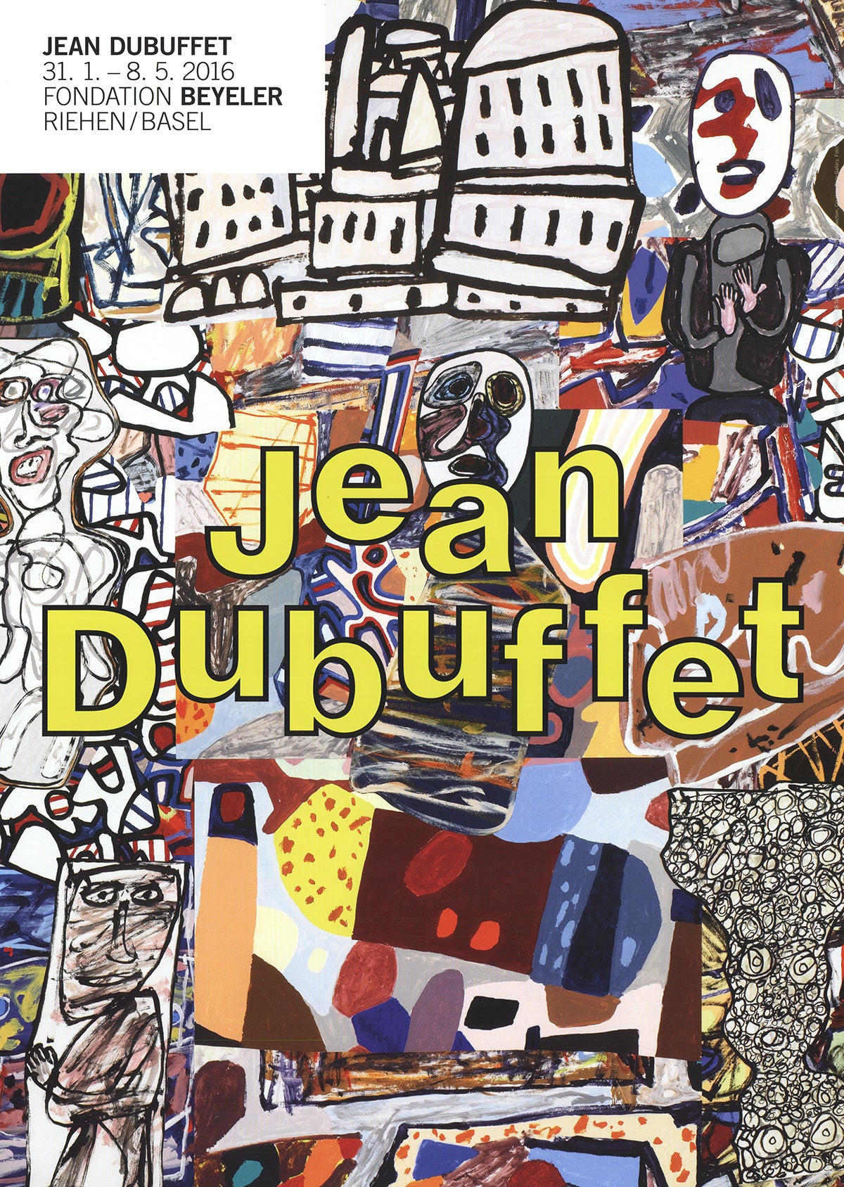 Jean Dubuffet - 'New Orleans Jazz Band' 1990 and Two Others By Jean Dubuffet.