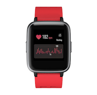 Brand New Unisex Fitness Tracker Watch Id205 Red Strap About This Item 1.3-Inch LCD Colour