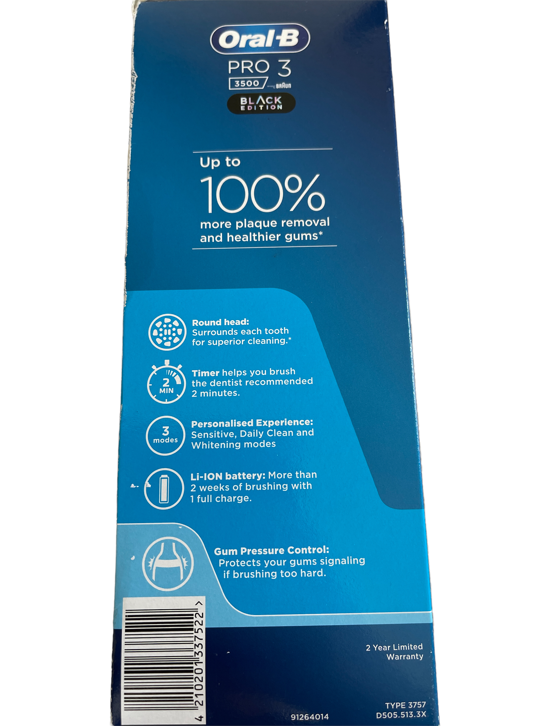 Demo surplus stock from our private jet charter Oral b Pro 3 electric toothbrush