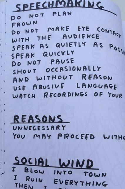David Shrigley OBE (b1968) ‘Fully Coherent Plan: For A New and Better Society’, Edition, 2019
