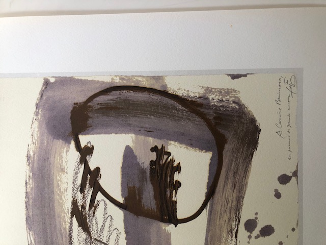 Antoni Tapies (1923-2012). Rare Numbered Lithograph.
