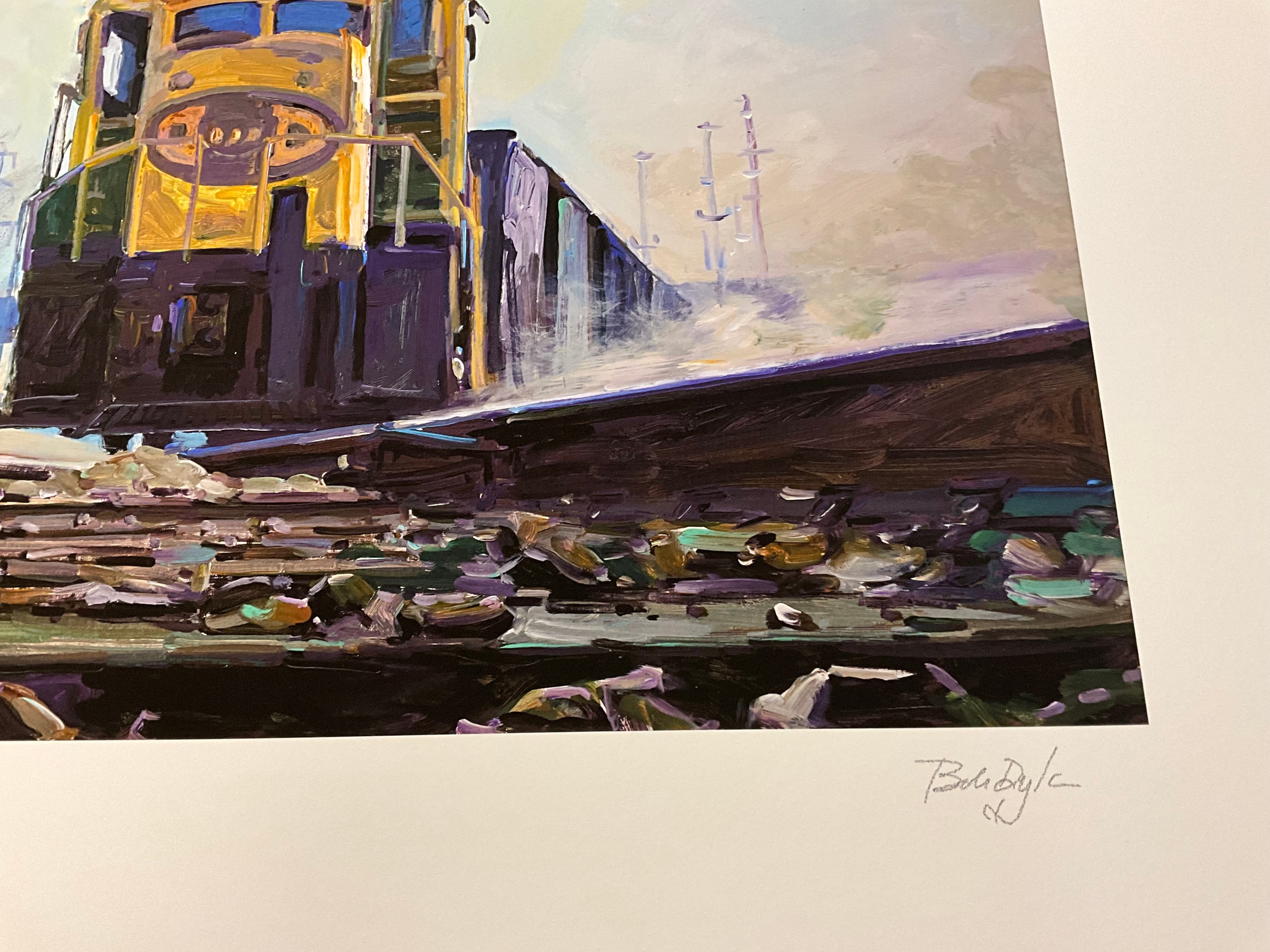 Bob Dylan (b1941) ‘Industrial Train’, Retrospectrum Collection, Editioned, Print, Certificate, 2022