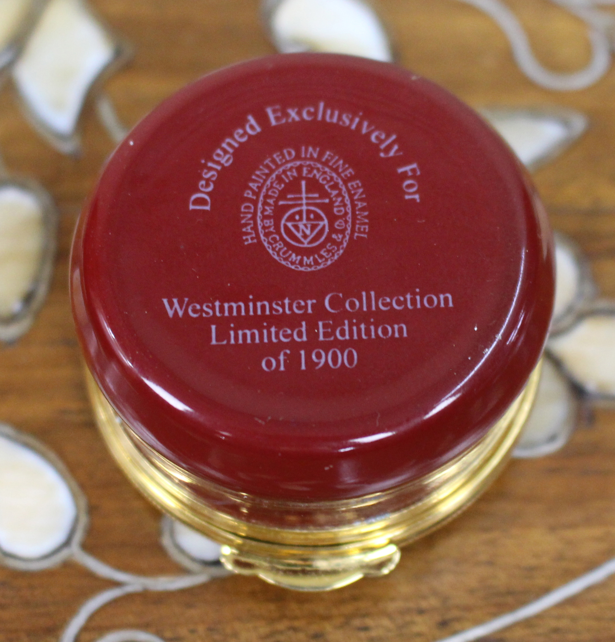 Crummles Enamel Box – HM Queen Elizabeth The Queen Mother