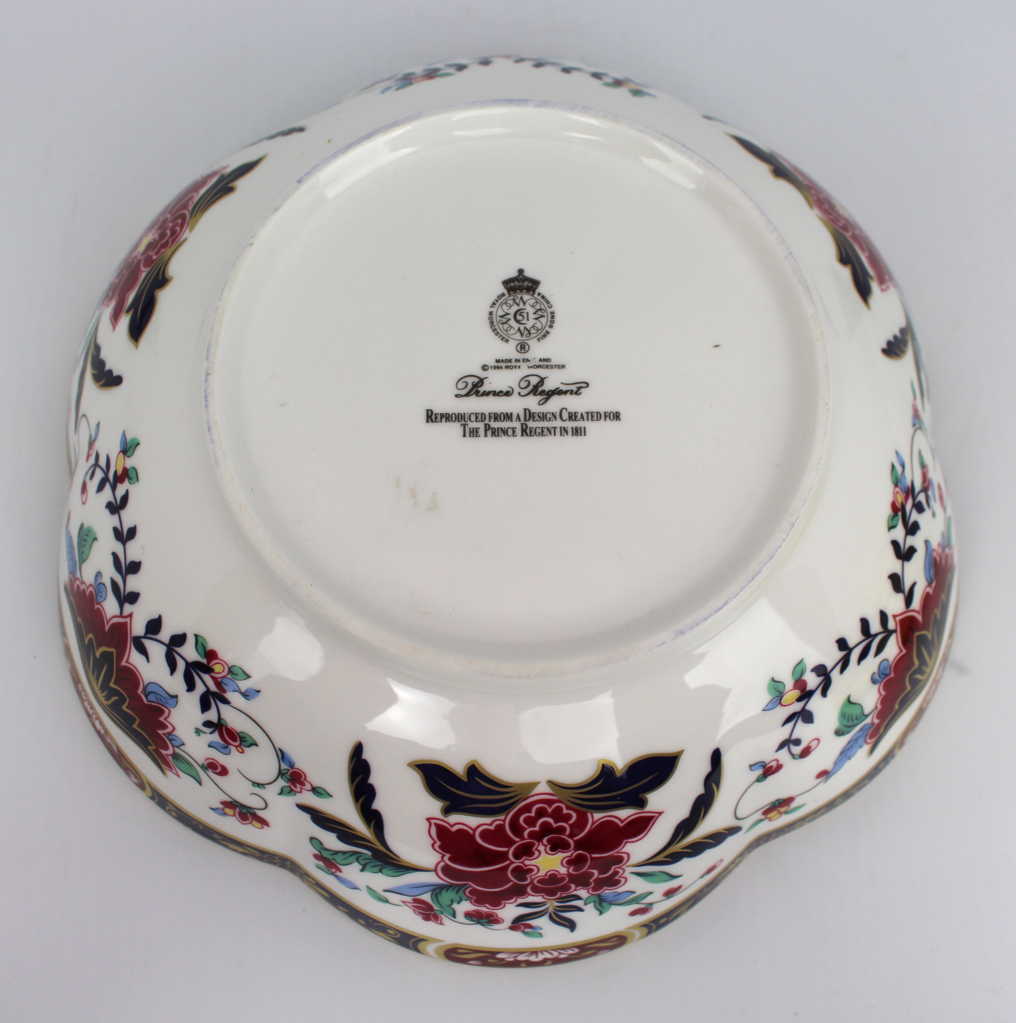 Royal Worcester Prince Regent Bowl