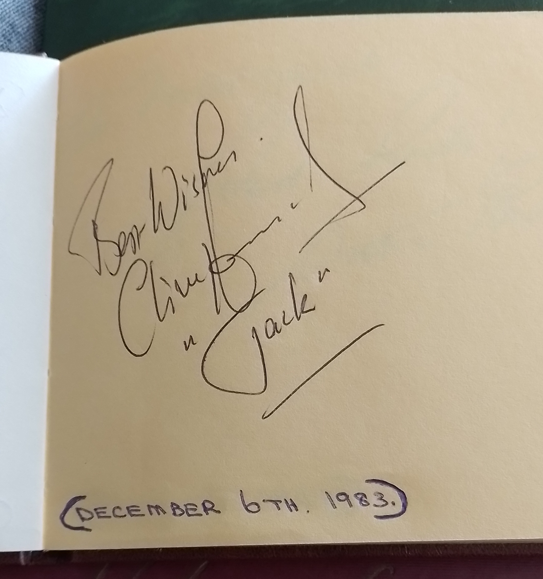 Three Autograph Albums 1970- 80's