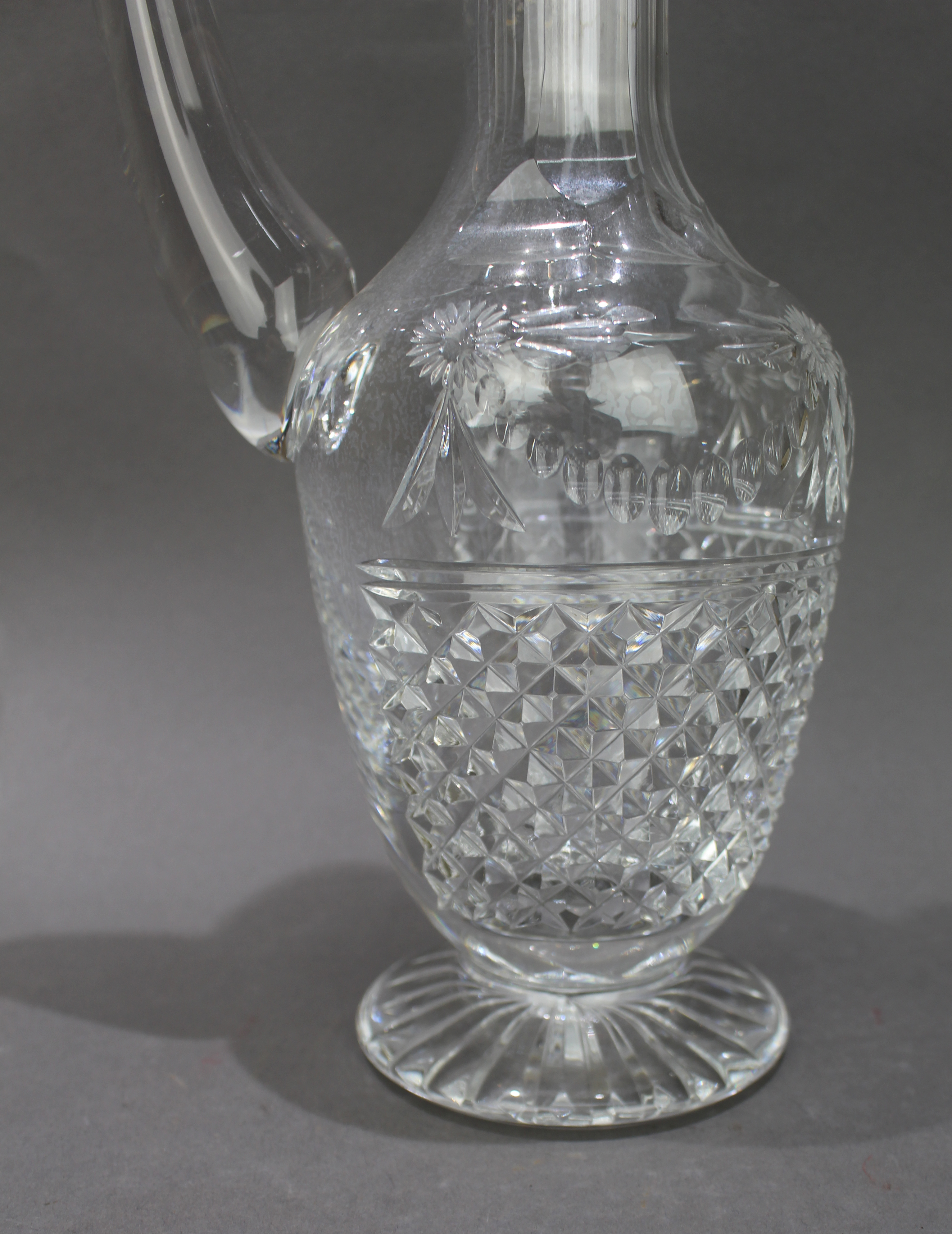 Fine Stuart Crystal Beaconsfield Cut Glass Claret Jug
