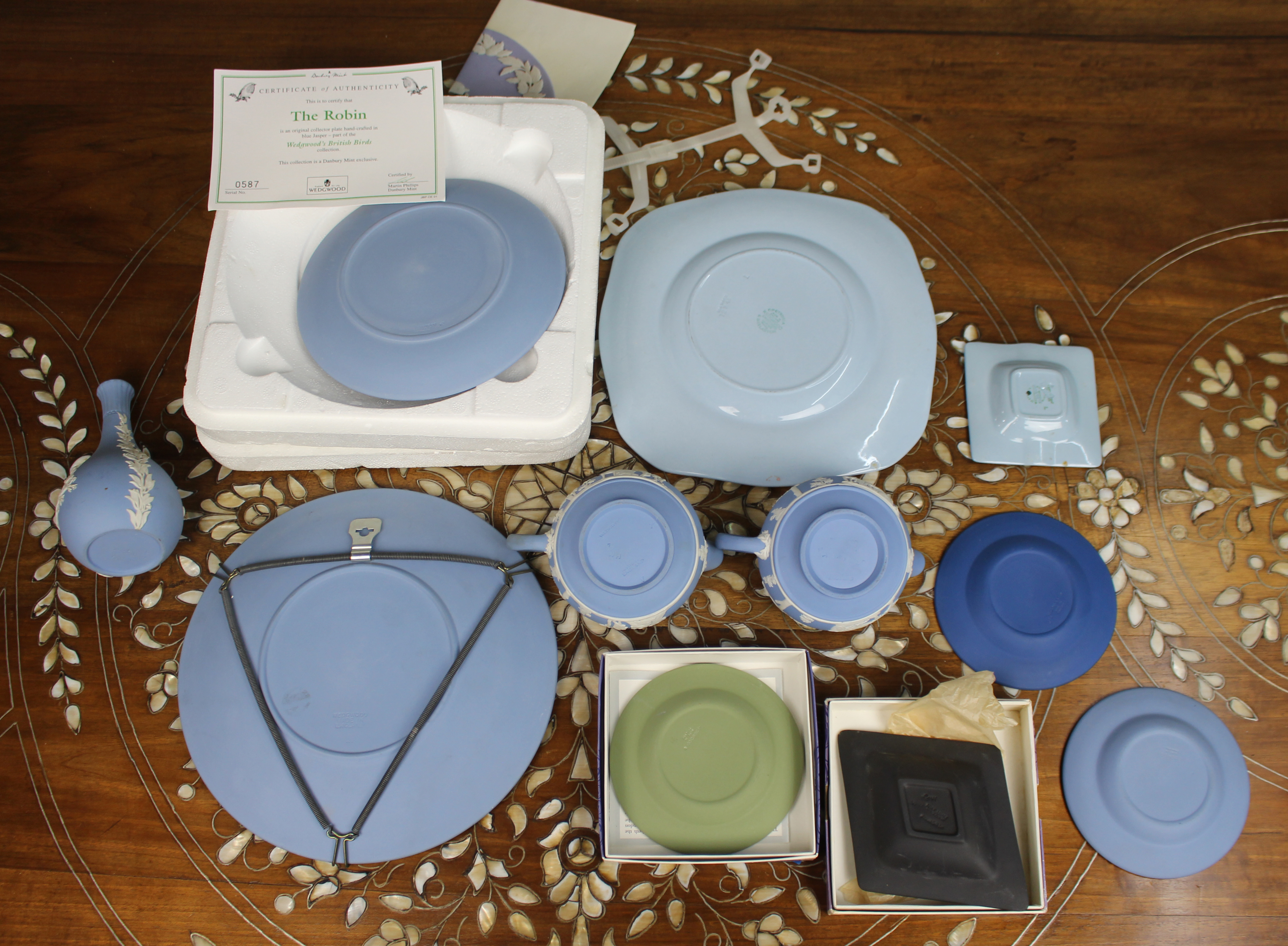 Collection of 11 Pieces of Wedgwood Jasperware