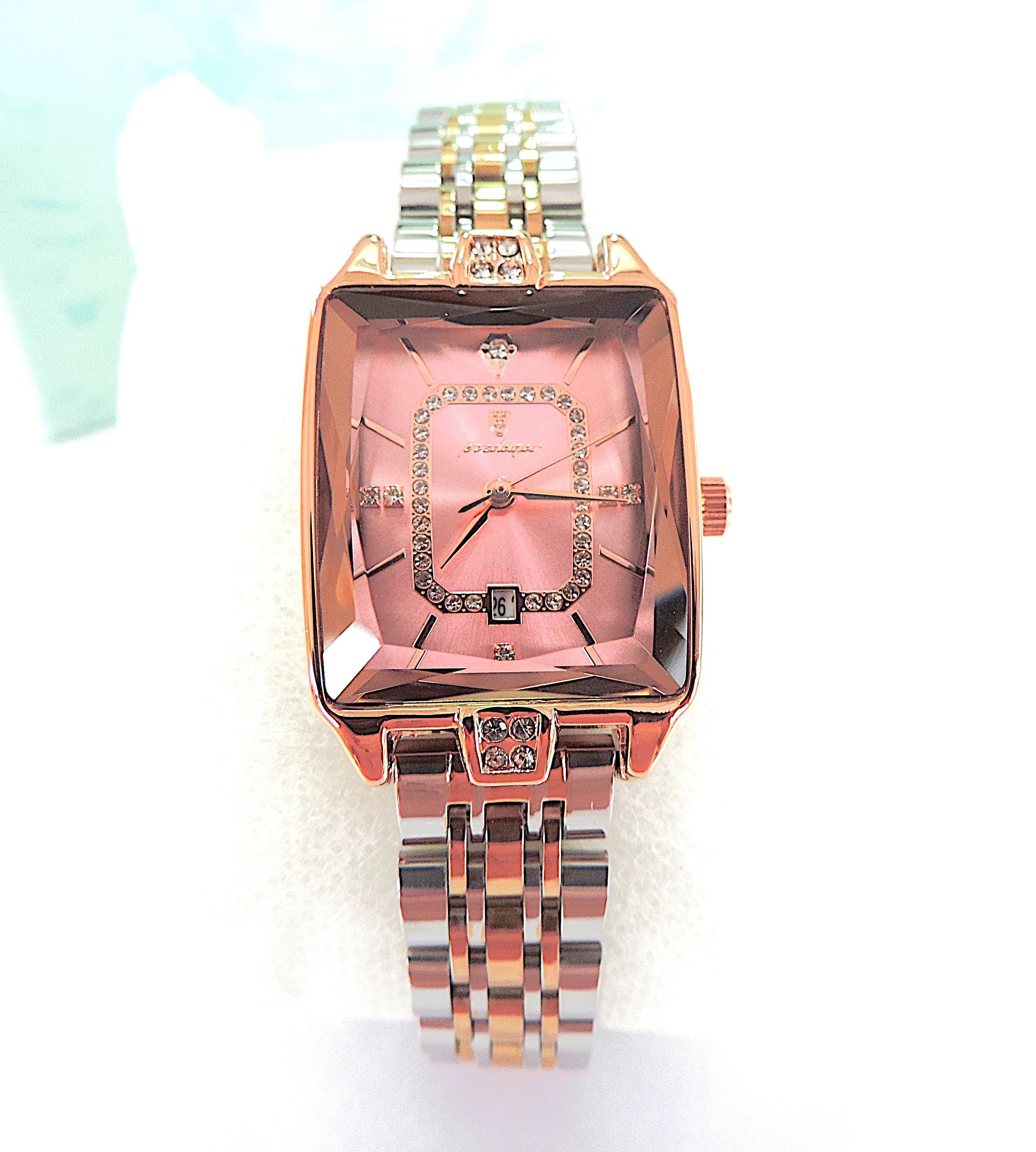 Ladies Quartz Two Tone Bracelet Watch