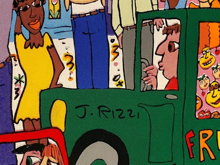 James Rizzi (1950-2011) - The City That Never Sleeps. Hand Signed 1998 (#0417.01)