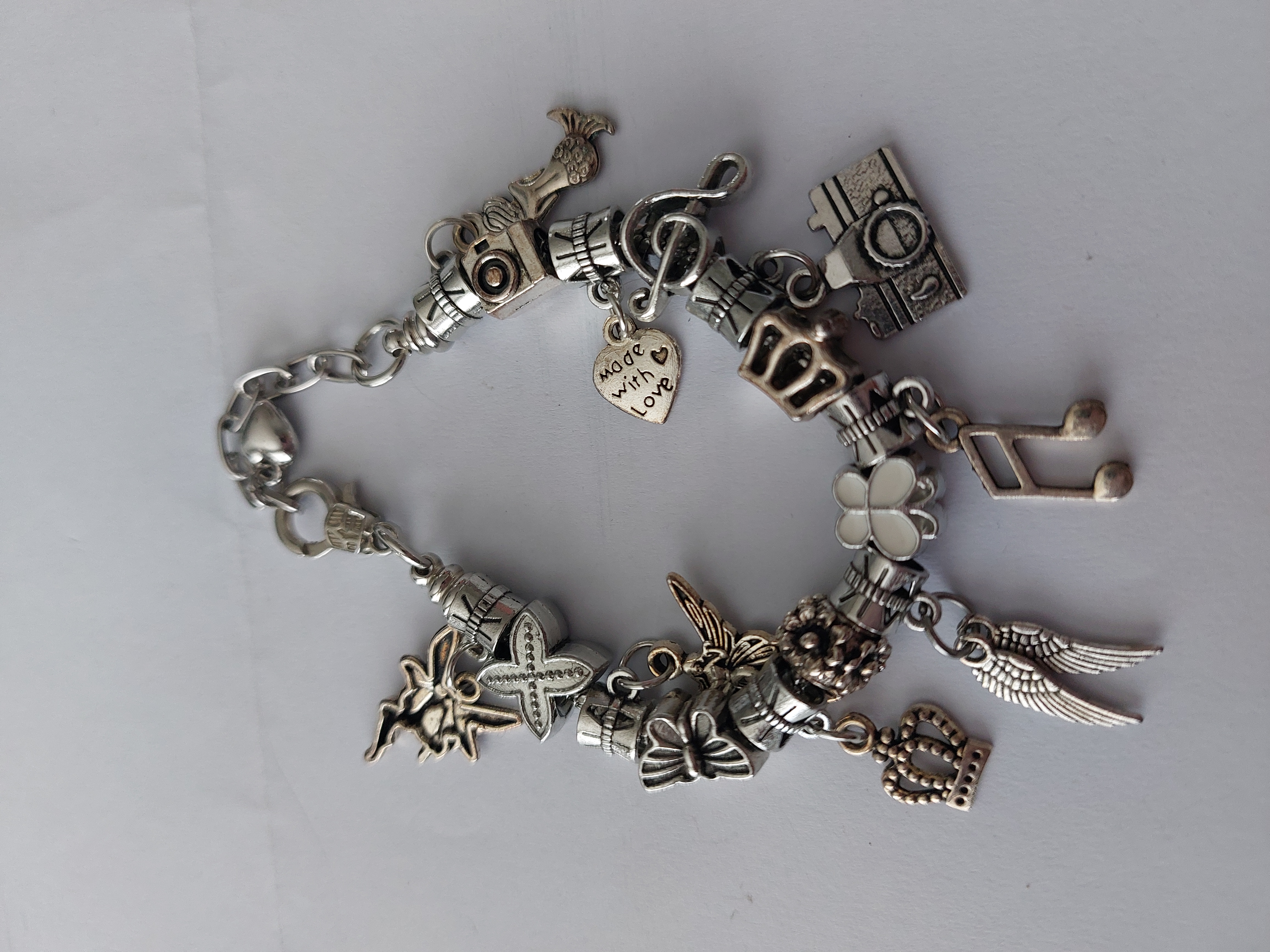 Charm Bracelet With 16 Charms