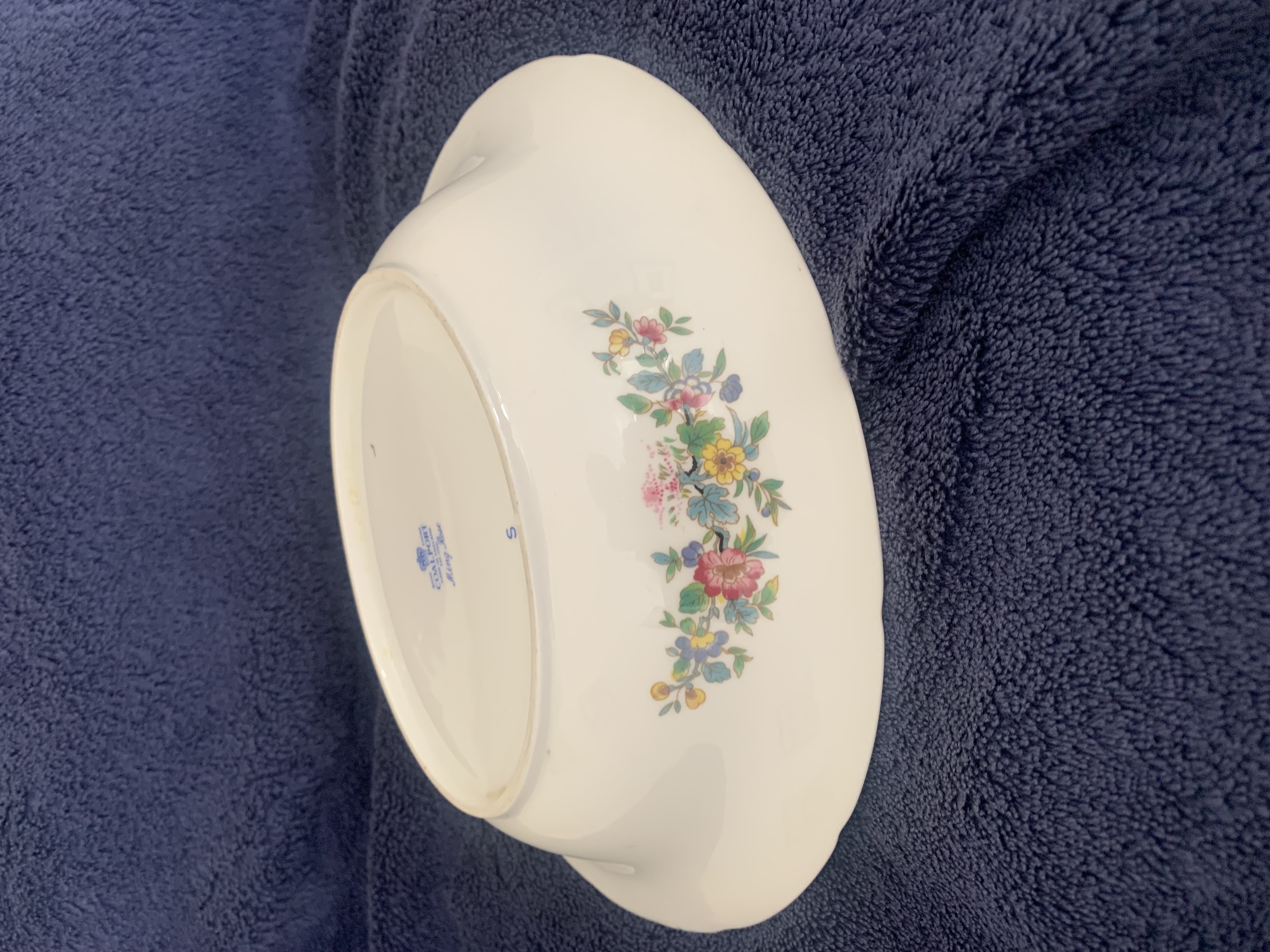 Vintage Coalport Serving Dish, Ming Rose, c1930’s