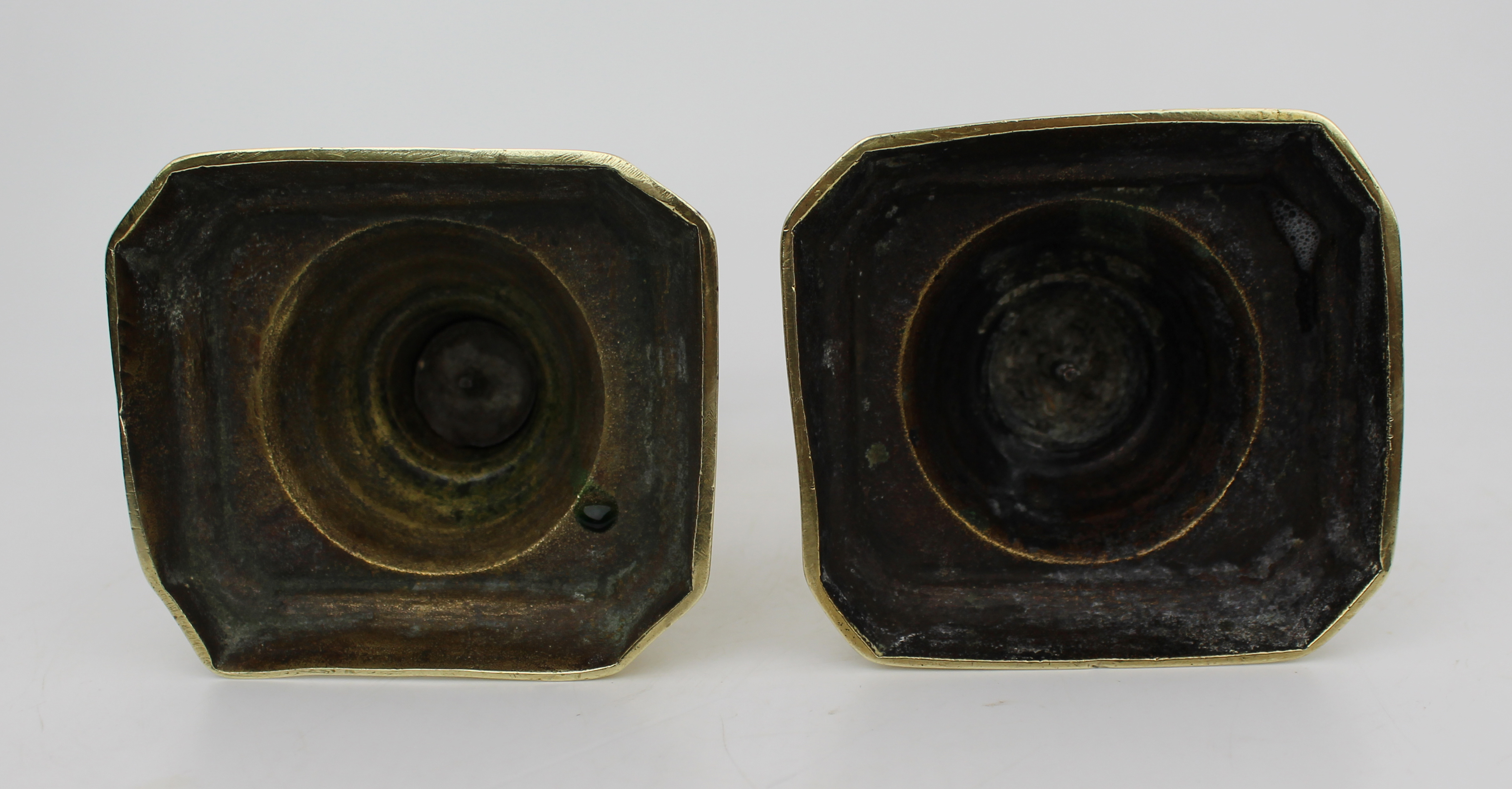 Pair of Antique Brass Candlesticks