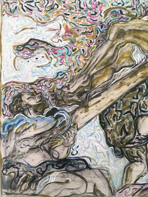 Billy Childish (b1959) 'L'Erection de la Croix' Signed, Editioned, Pigment Print, 2014