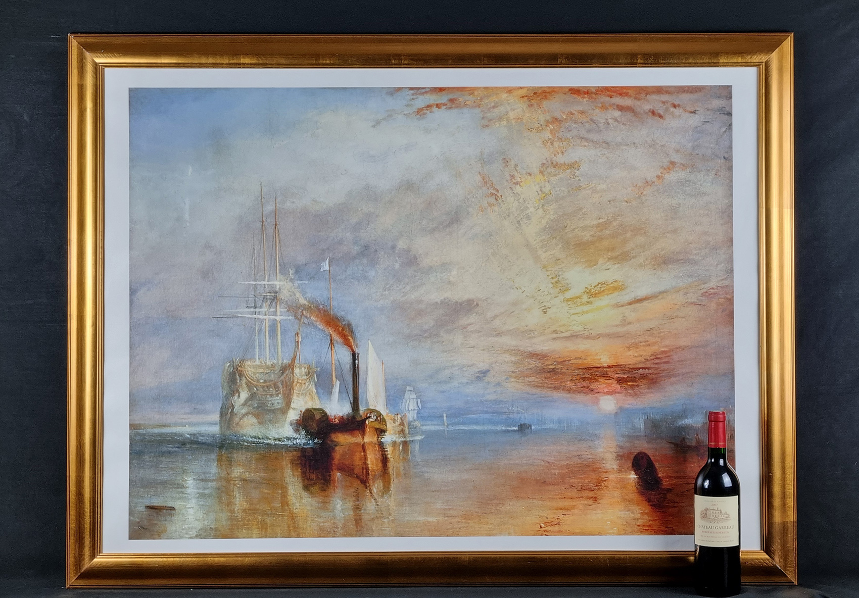 J.M.W. Turner "Fighting Temeraire" Limited Edition On Canvas.