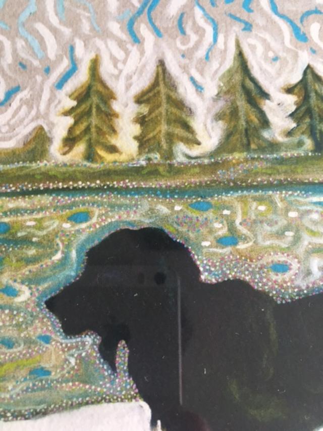 Billy Childish(b1959)'Dog Sleigh' Signed, Editioned, Pigment Print, Framed, 2013