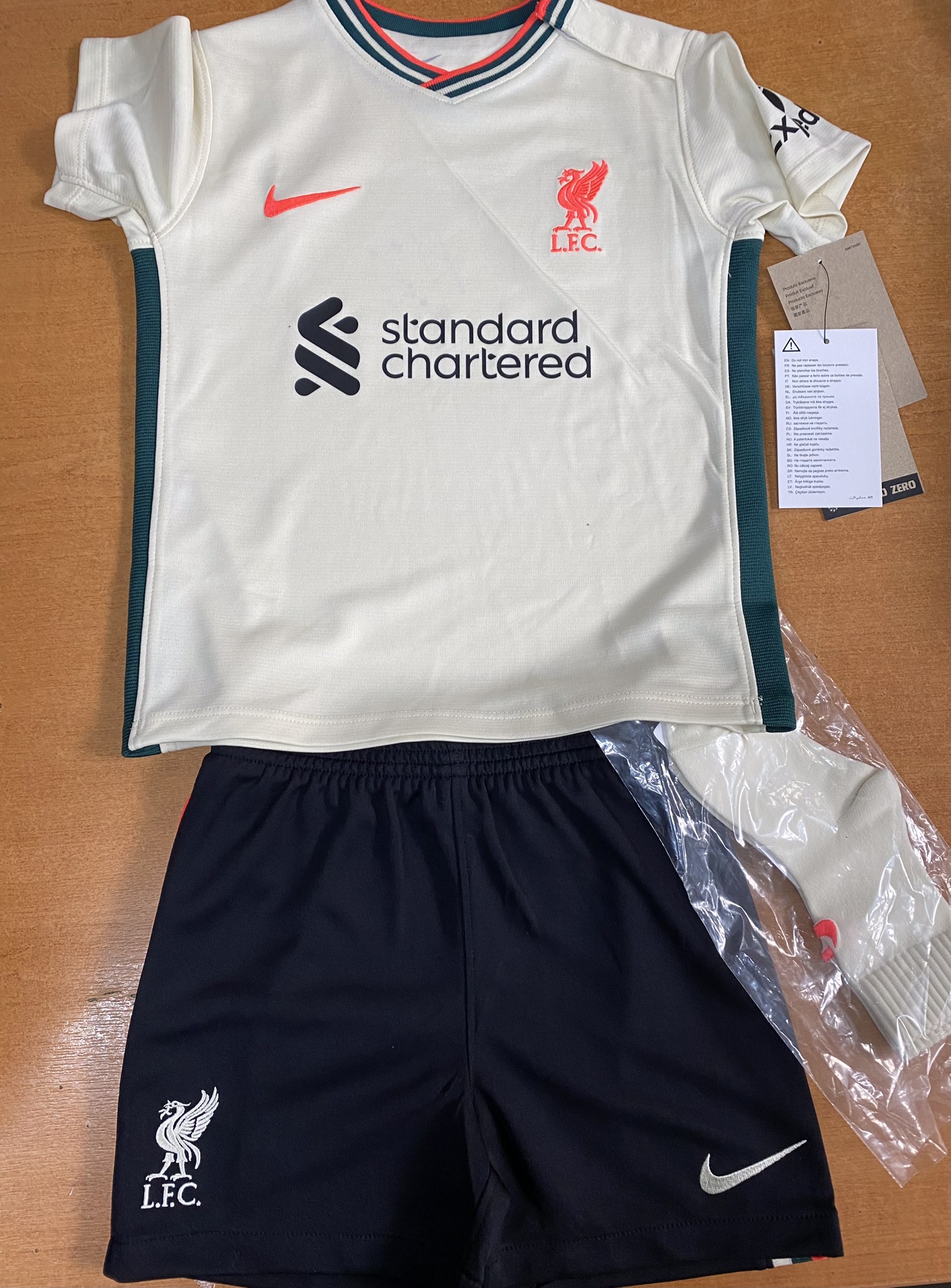 Liverpool Mo Salah Kids Signed Shirt