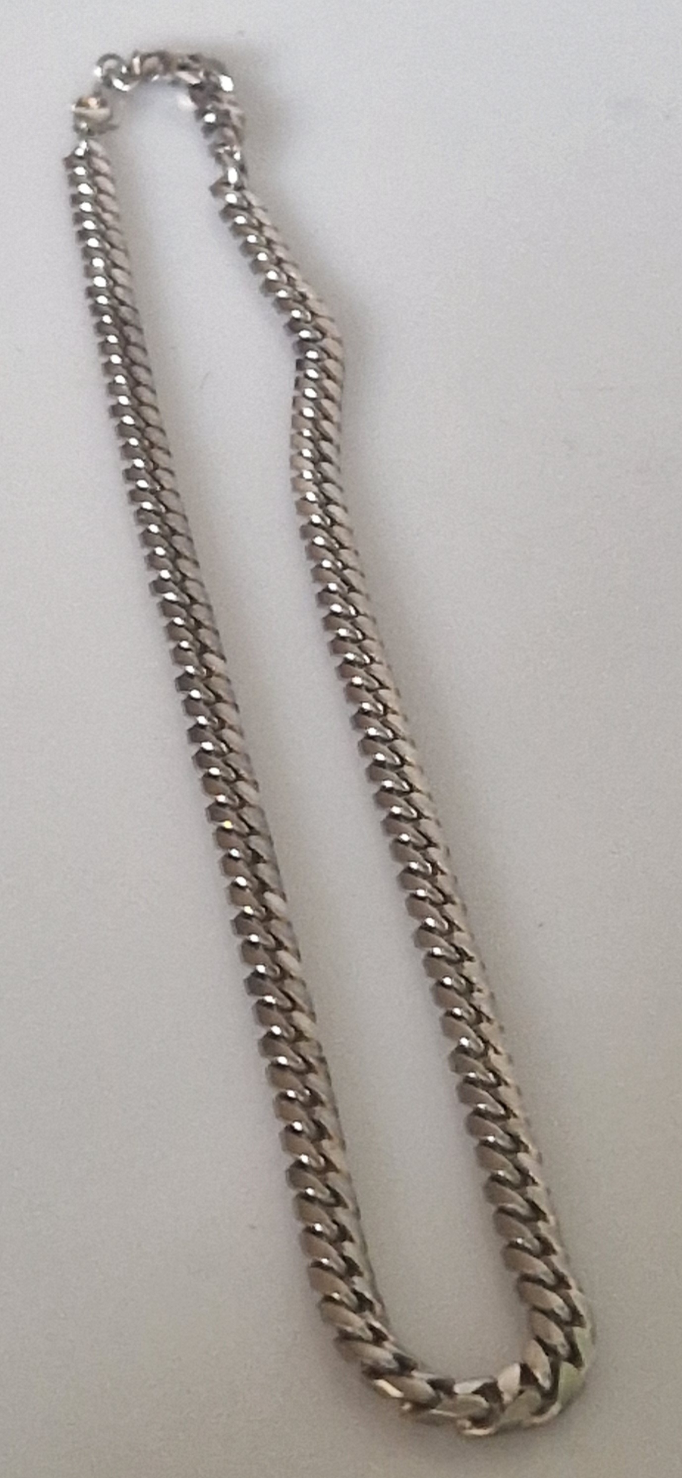 Vintage mens Italian Curb chain