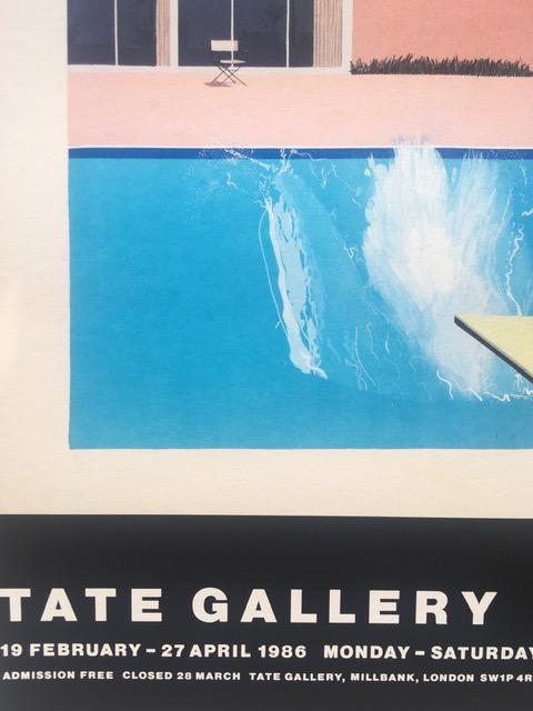 David Hockney (1937) ‘A Bigger Splash’ Lithograph In Vibrant Colours, Open Edition, 1967