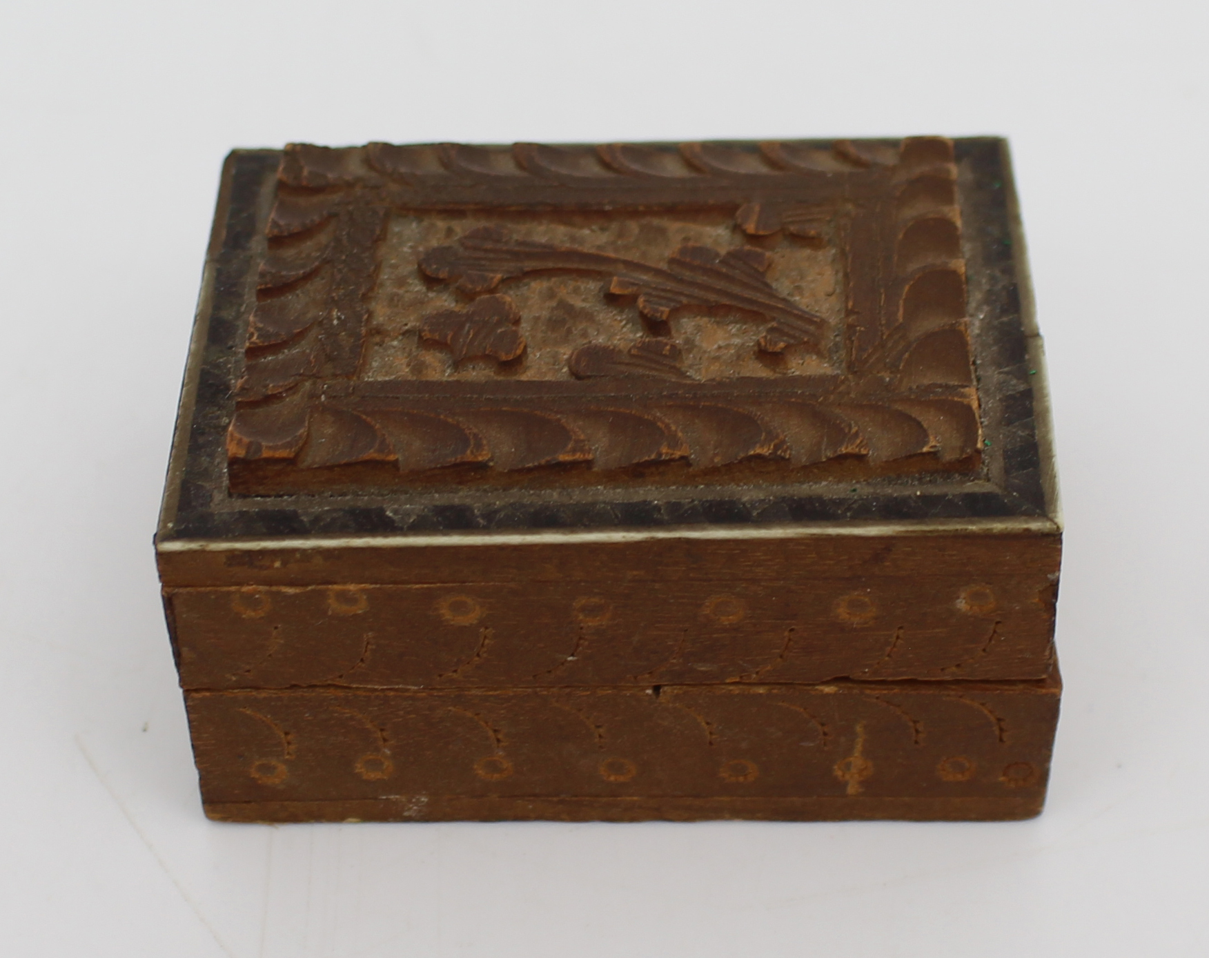 Small Carved Wooden Box