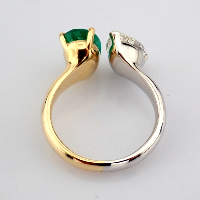Pear Cut Lab-Grown Diamond Ring - 3.17 Total Carat (IGI Certified)