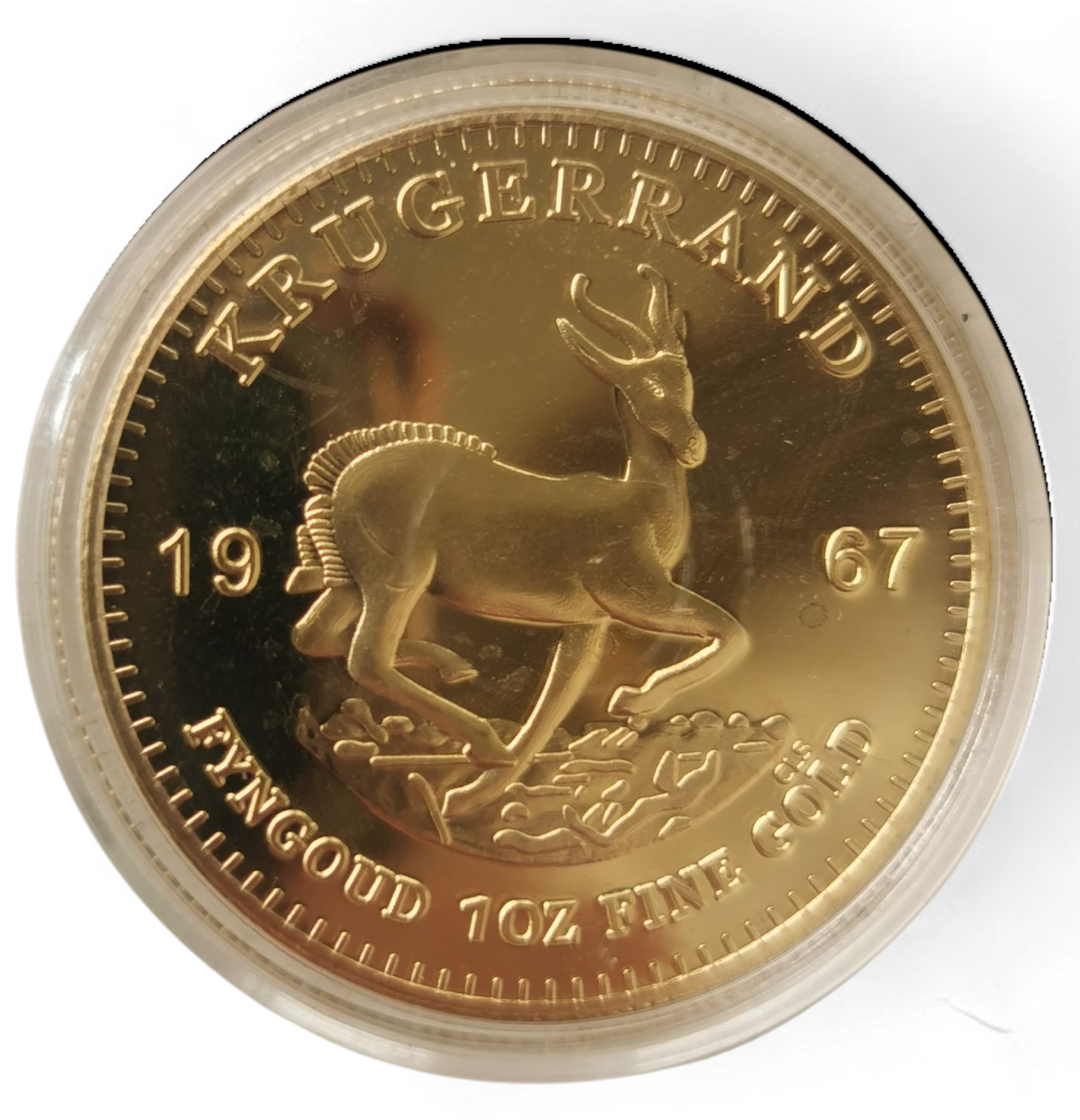 A 1967 Gold Plated Krugerrand