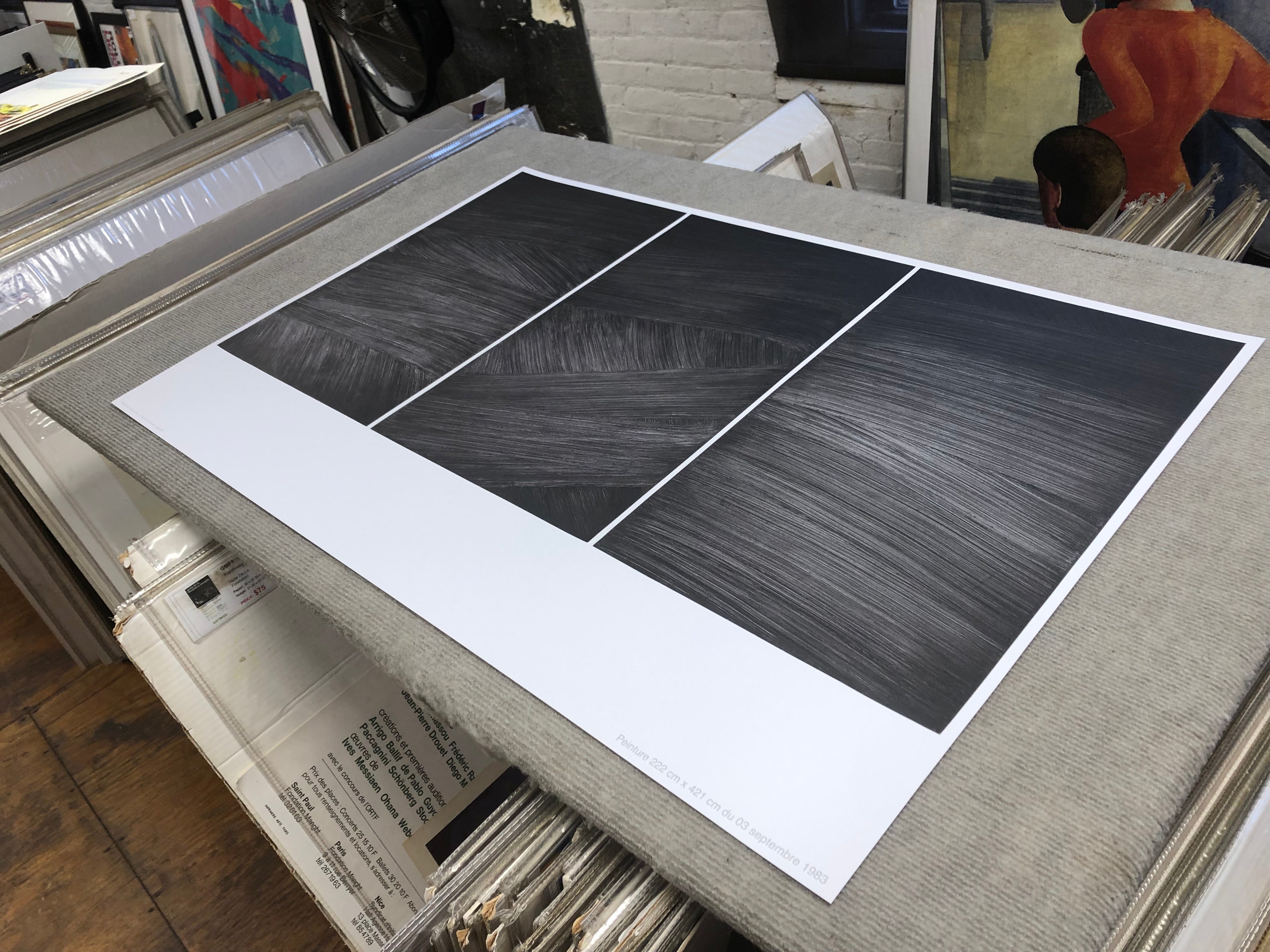 Pierre Soulages - 'Painting January 7 1983' Offset Lithograph 2022.