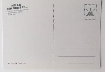 Invader (France b. 1969-) "Hello My Game Is" 2017 Invasion Musee En Herbe In Paris, 15 Invader Cards