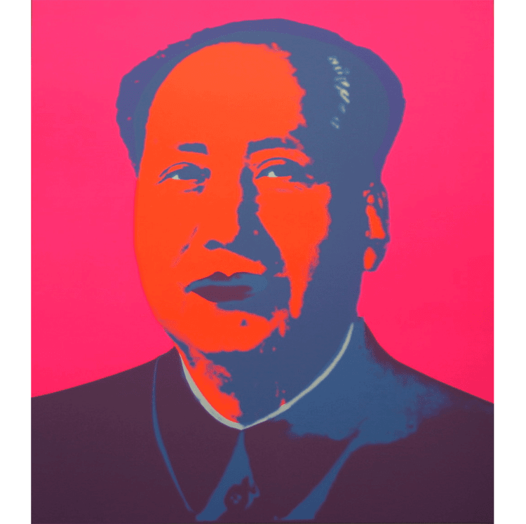 Andy Warhol Sunday B Morning Edition Mao -Hot PInk