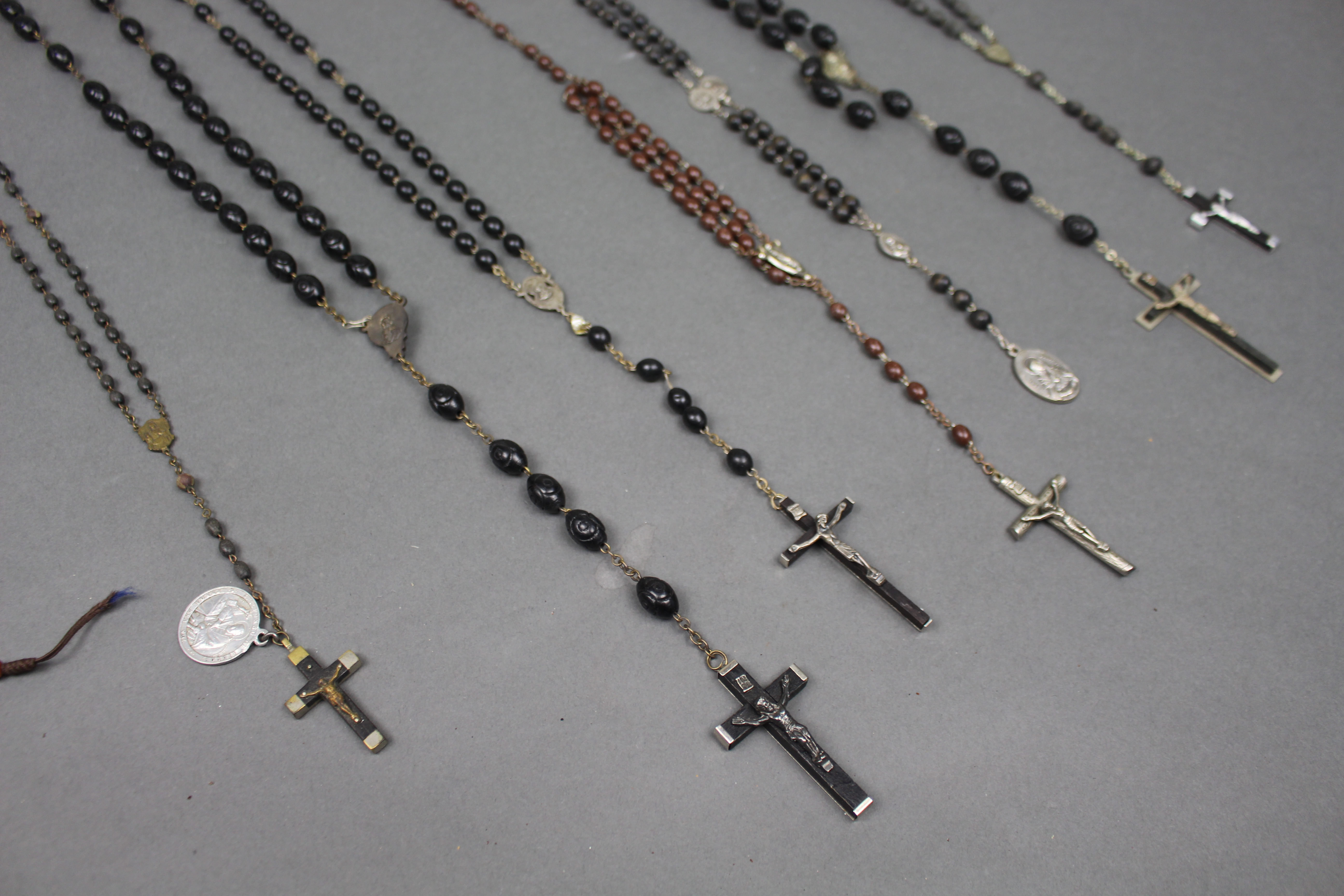 Collection of 10 Vintage Catholic Rosaries